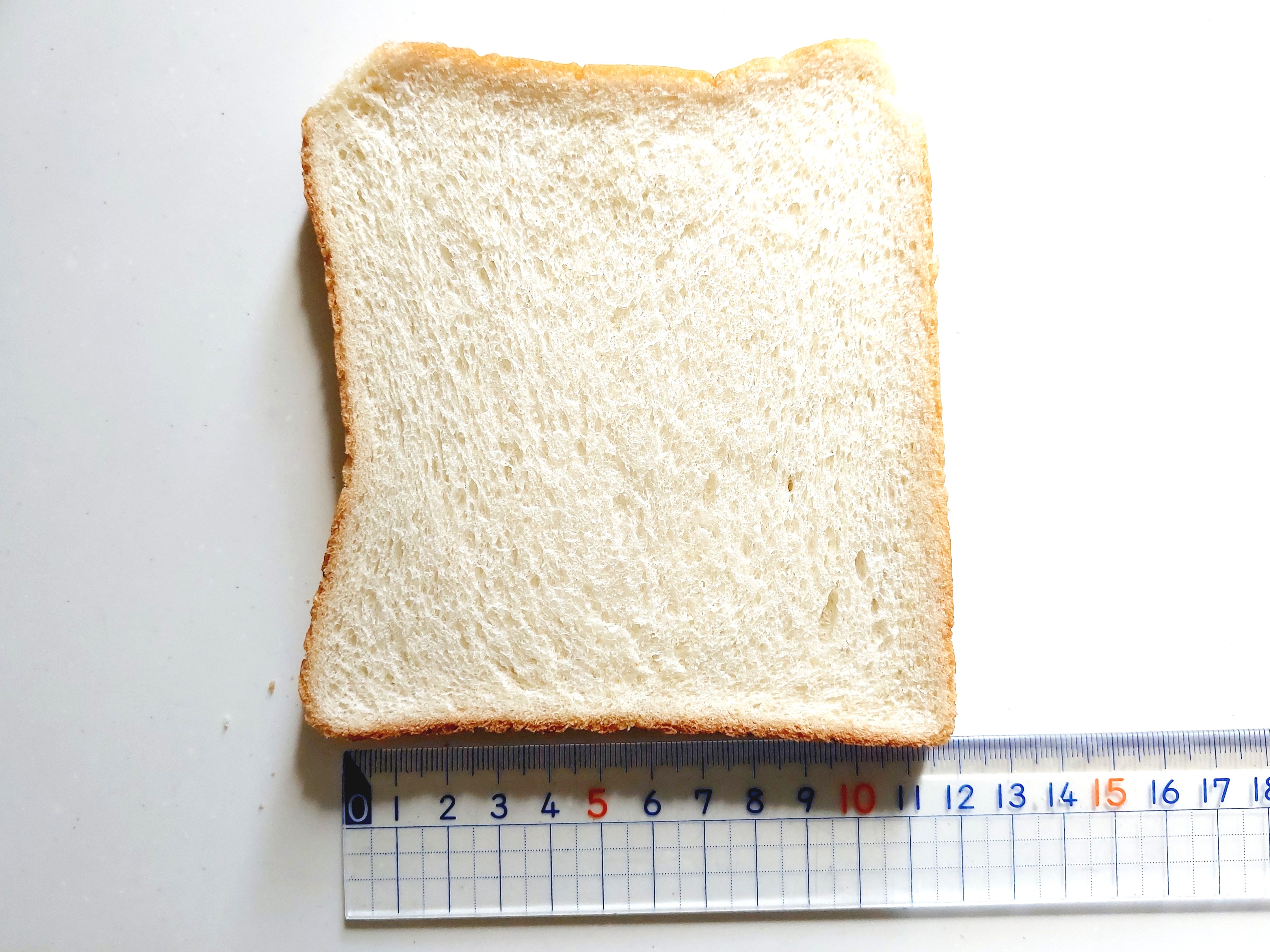 コープ「毎日食パン」長さを計ってみた2