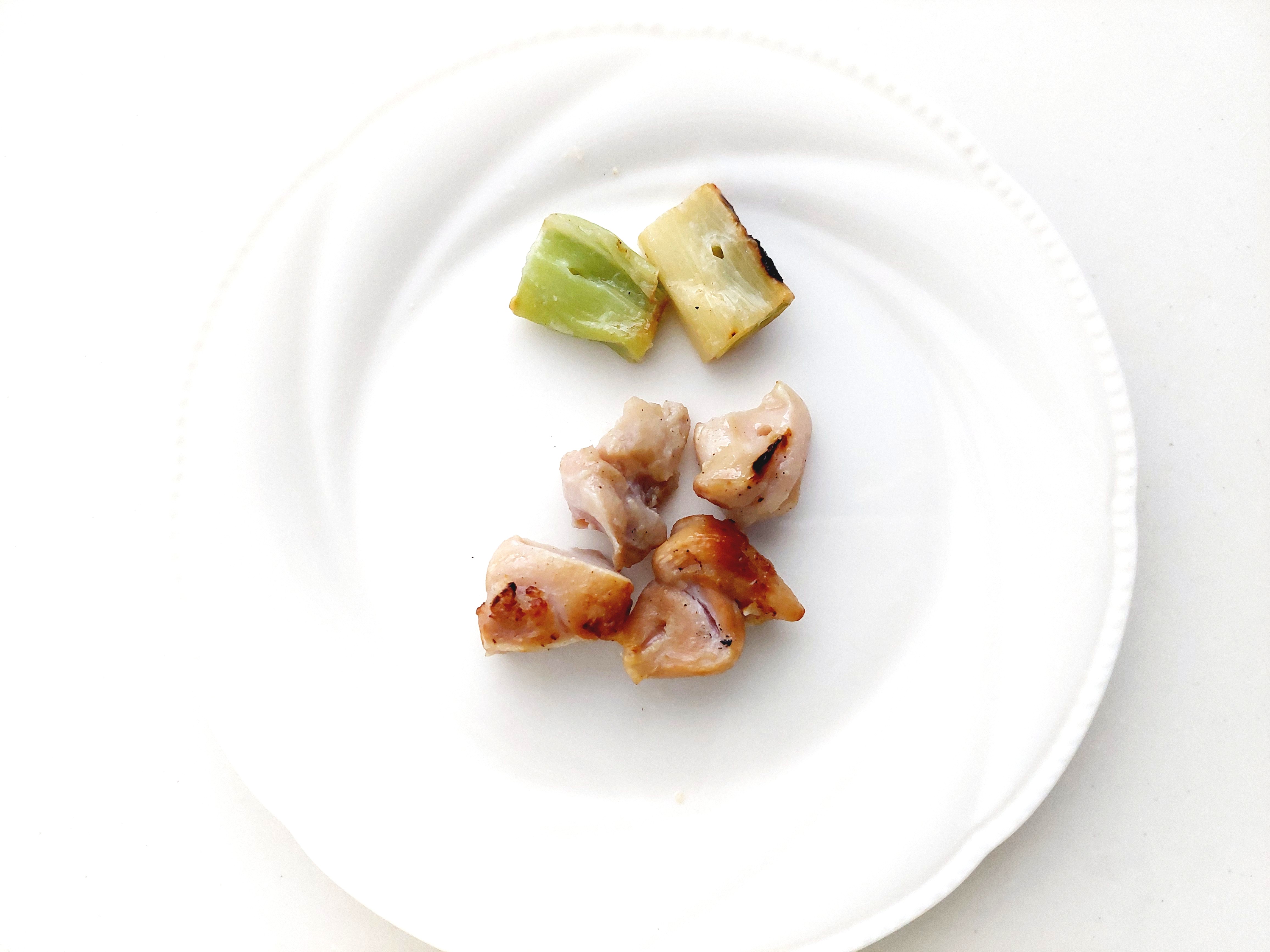 コープ「炭火やきとりねぎま串（振り塩）」分解