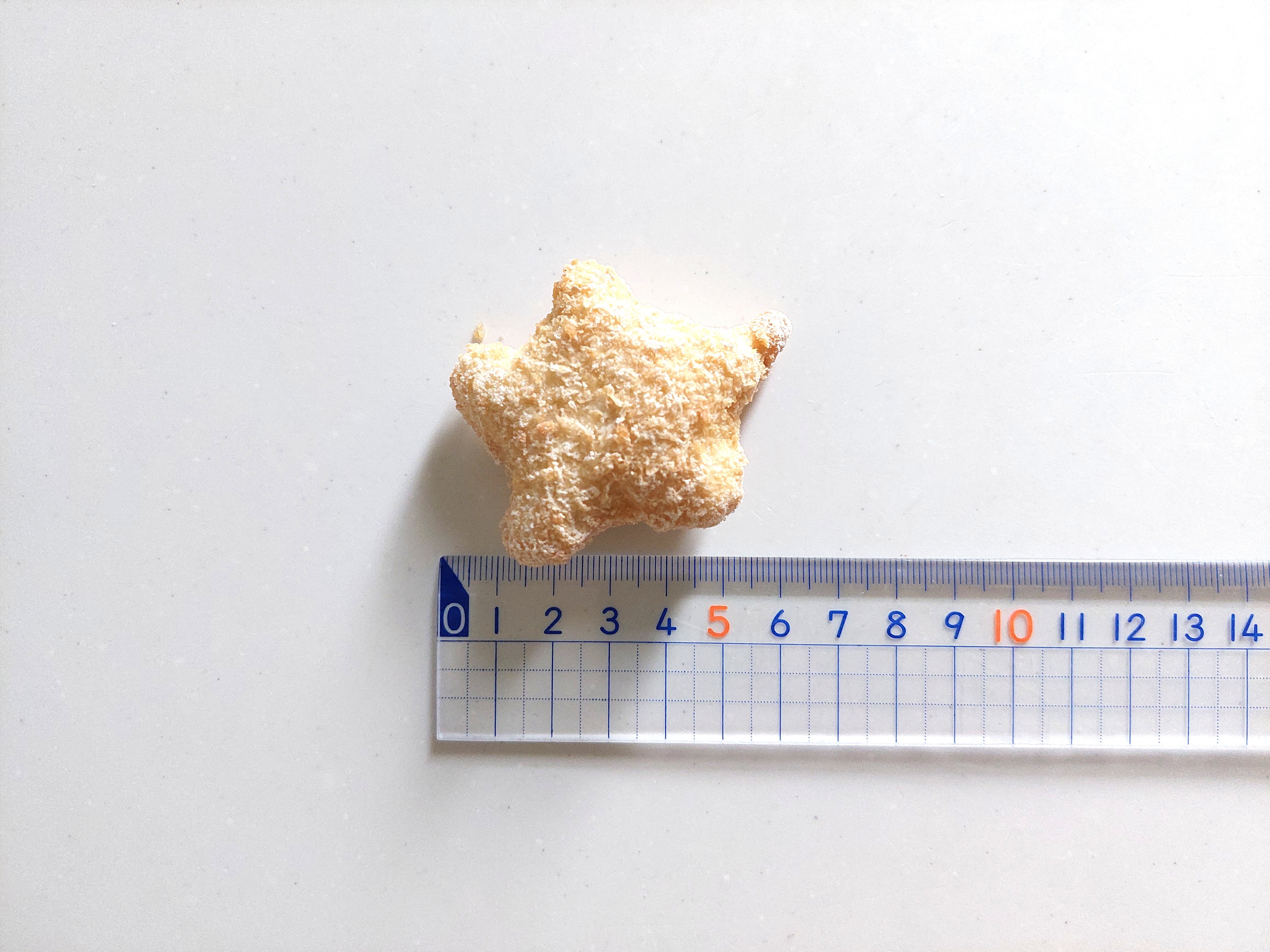 コープ「レンジでお星さまの白身魚のフライ」直径