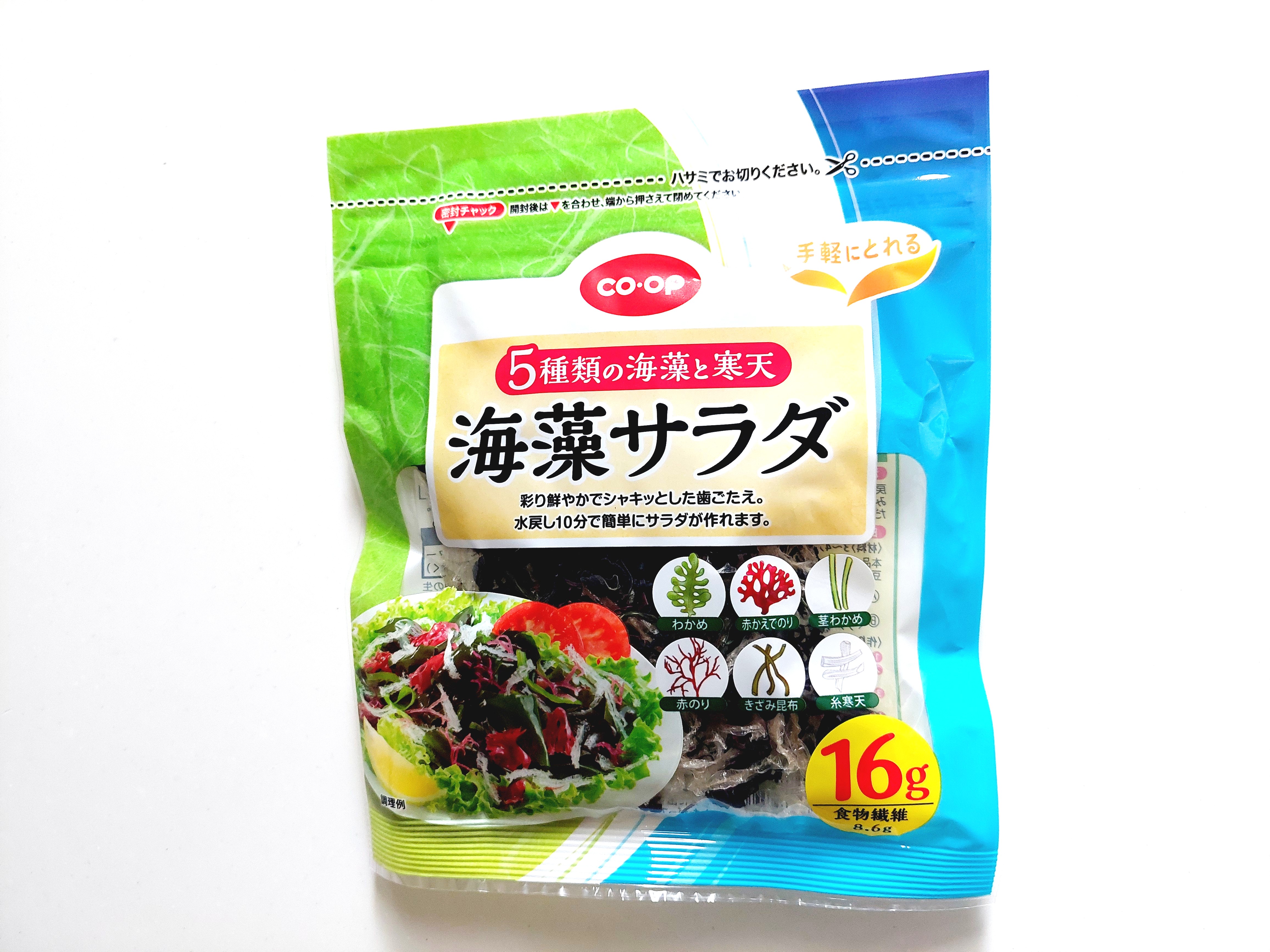 コープ「海藻サラダ」パッケージ画像