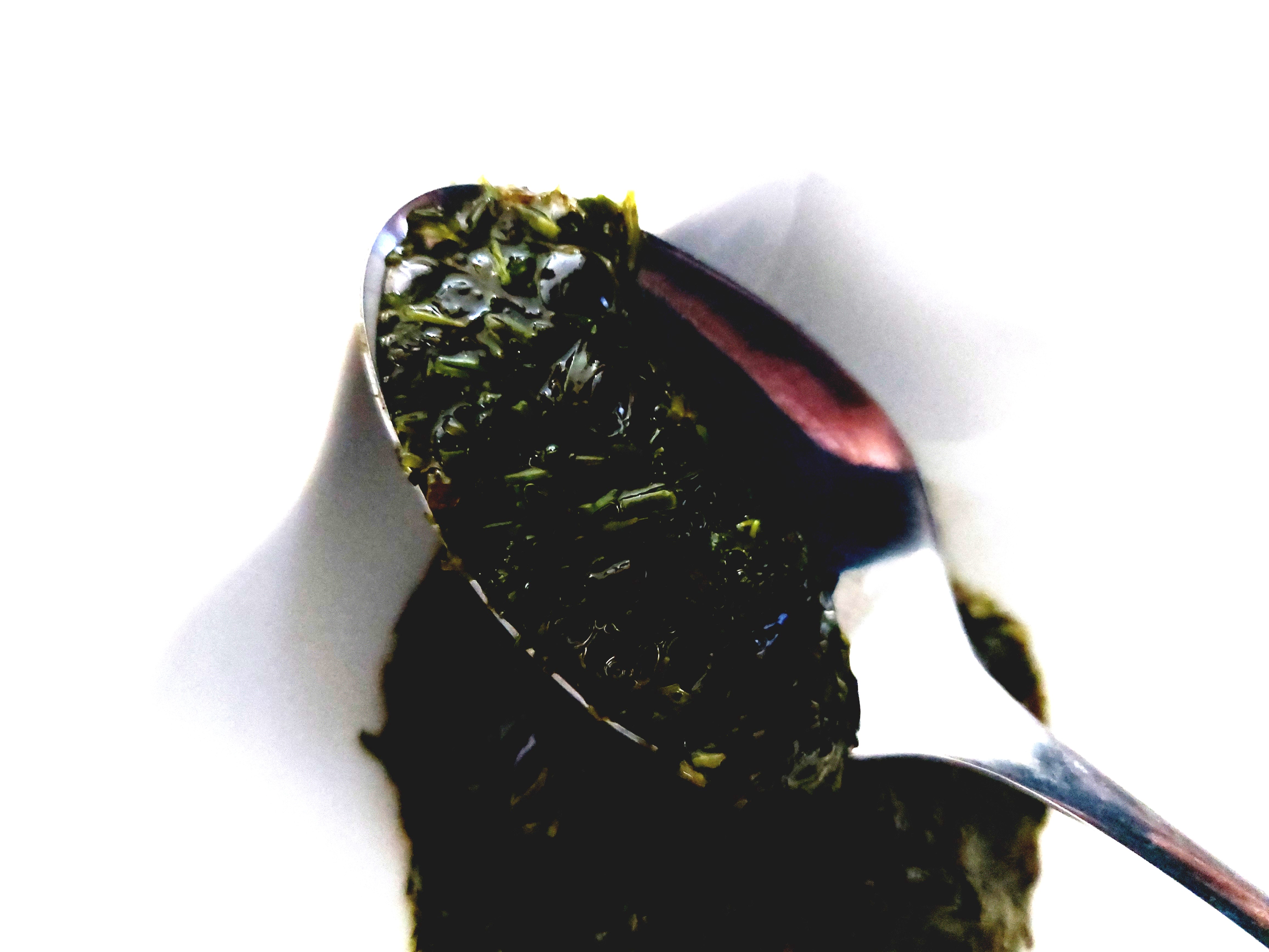 コープ「味付あかもく（醤油味）」スプーンですくってみた