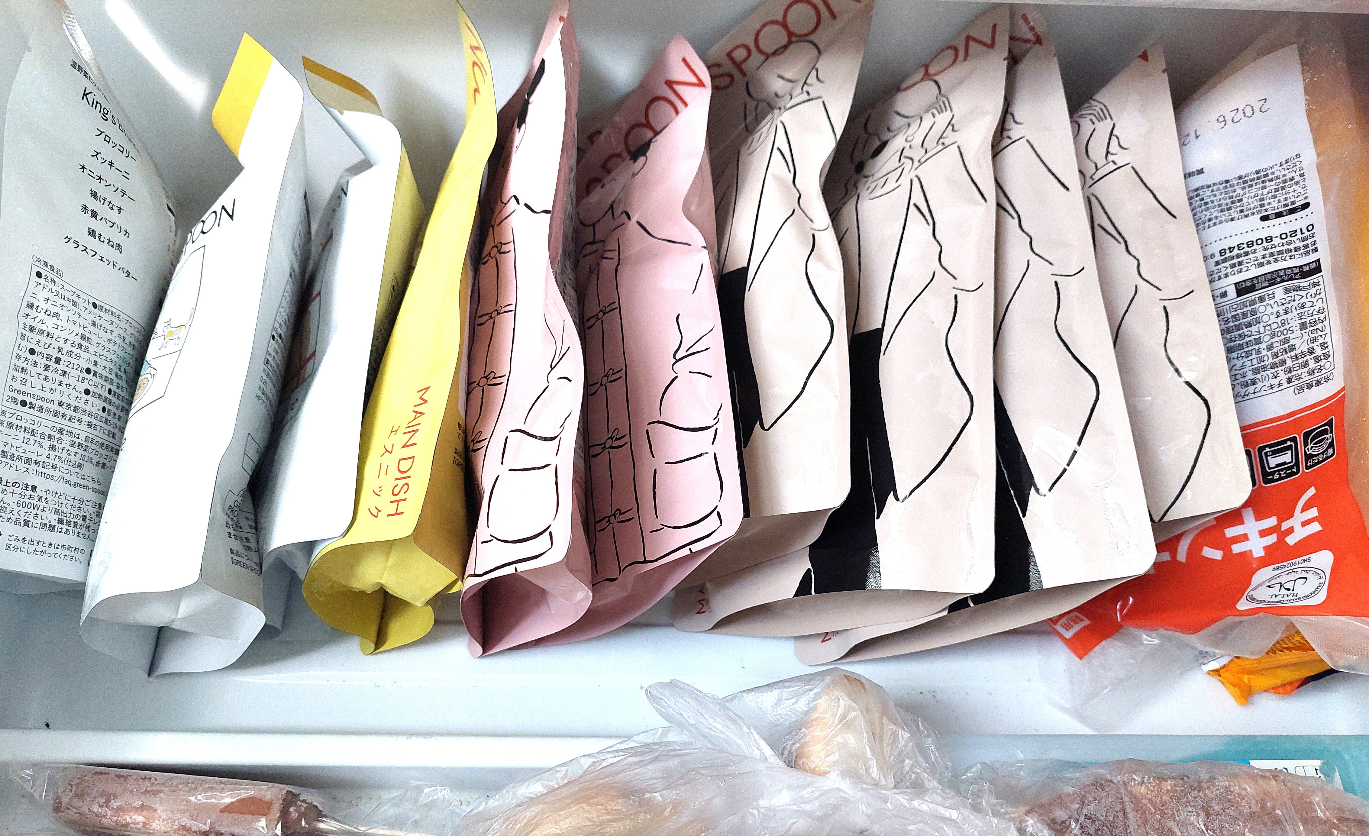 【グリーンスプーン体験談】冷凍庫に入れてみた