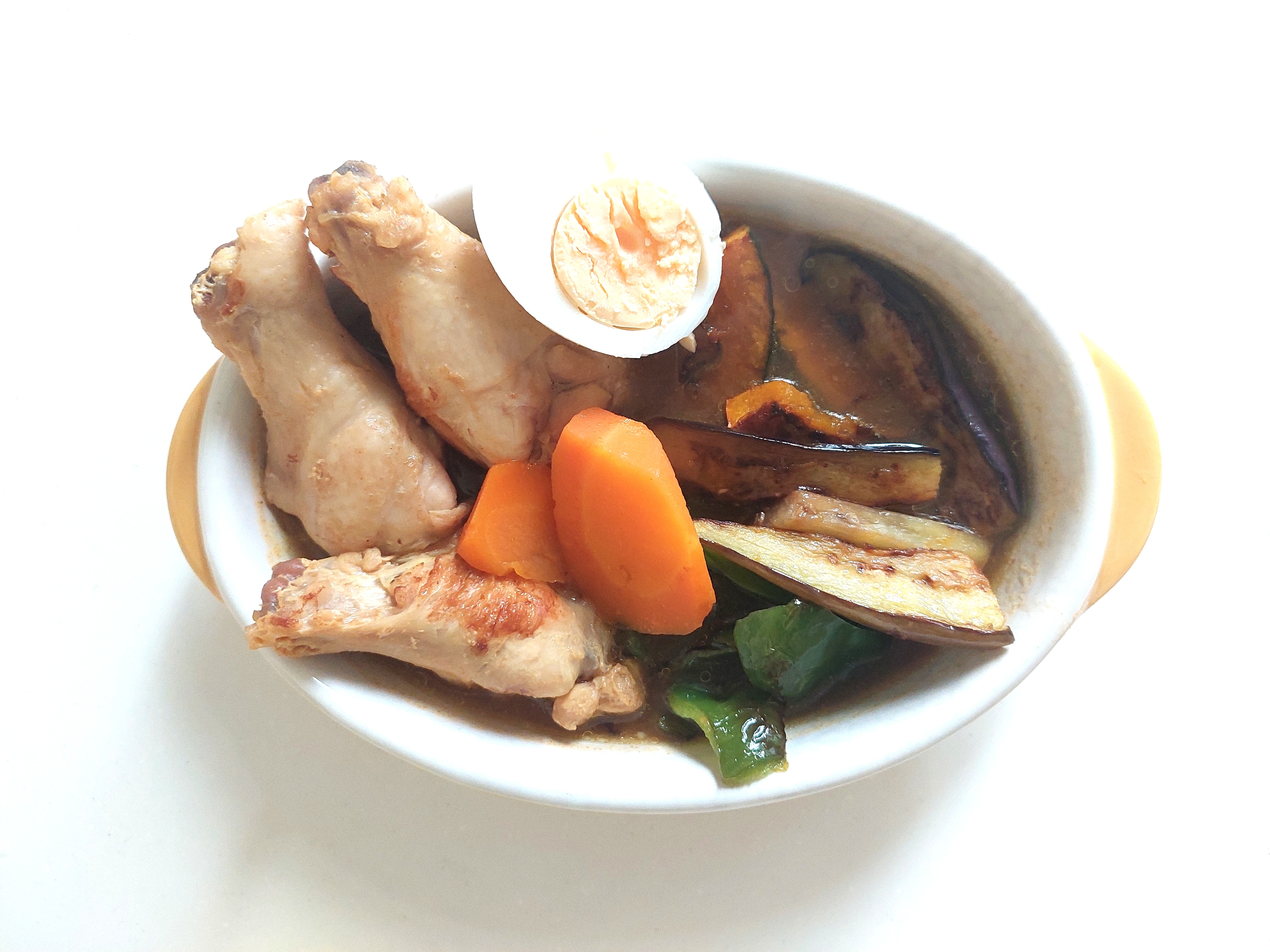 パルシステム「産直手羽元と5種野菜のスープカレーセット」完成画像