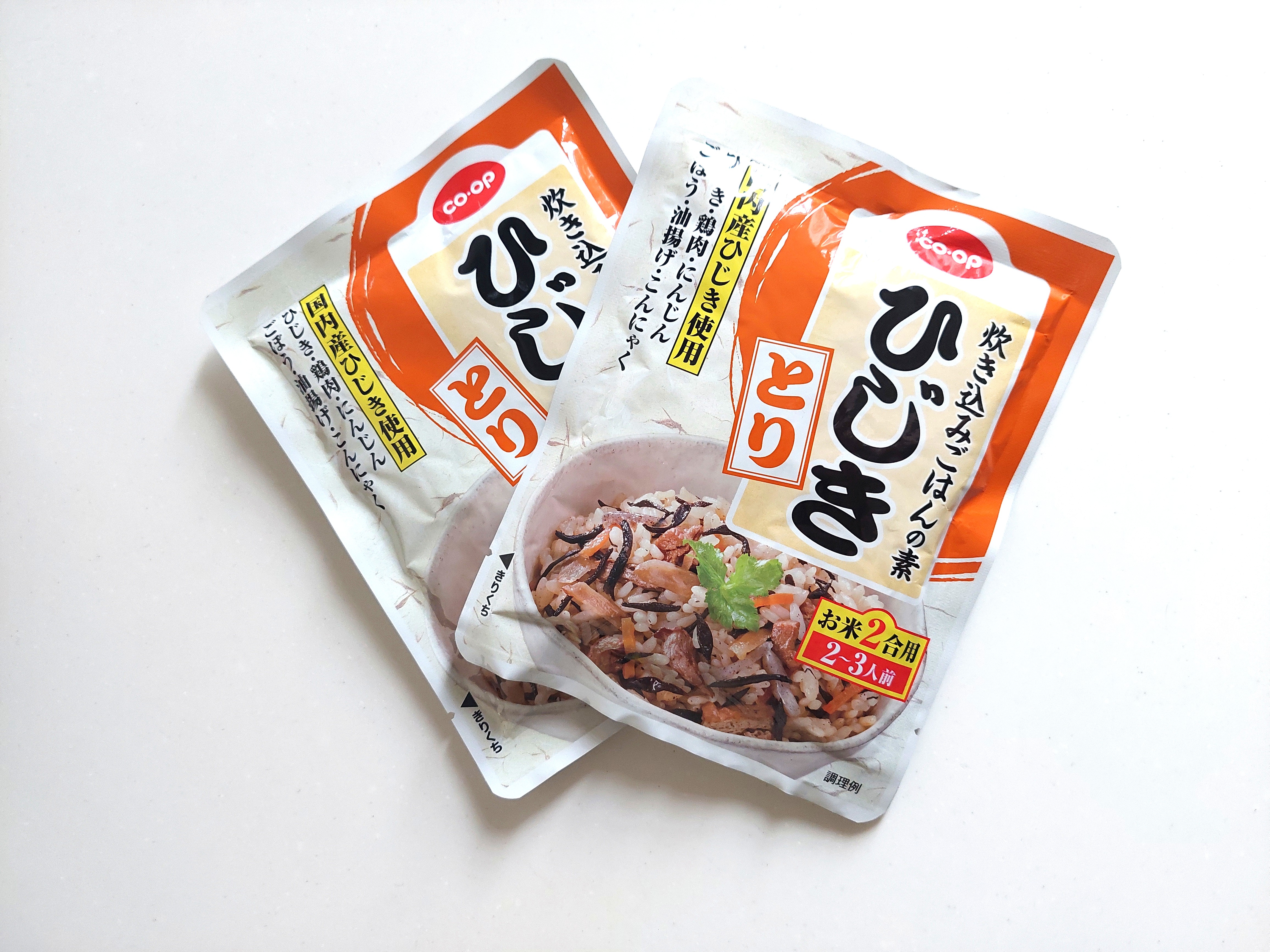 コープ「炊き込みごはんの素ひじきとり」2パックセット