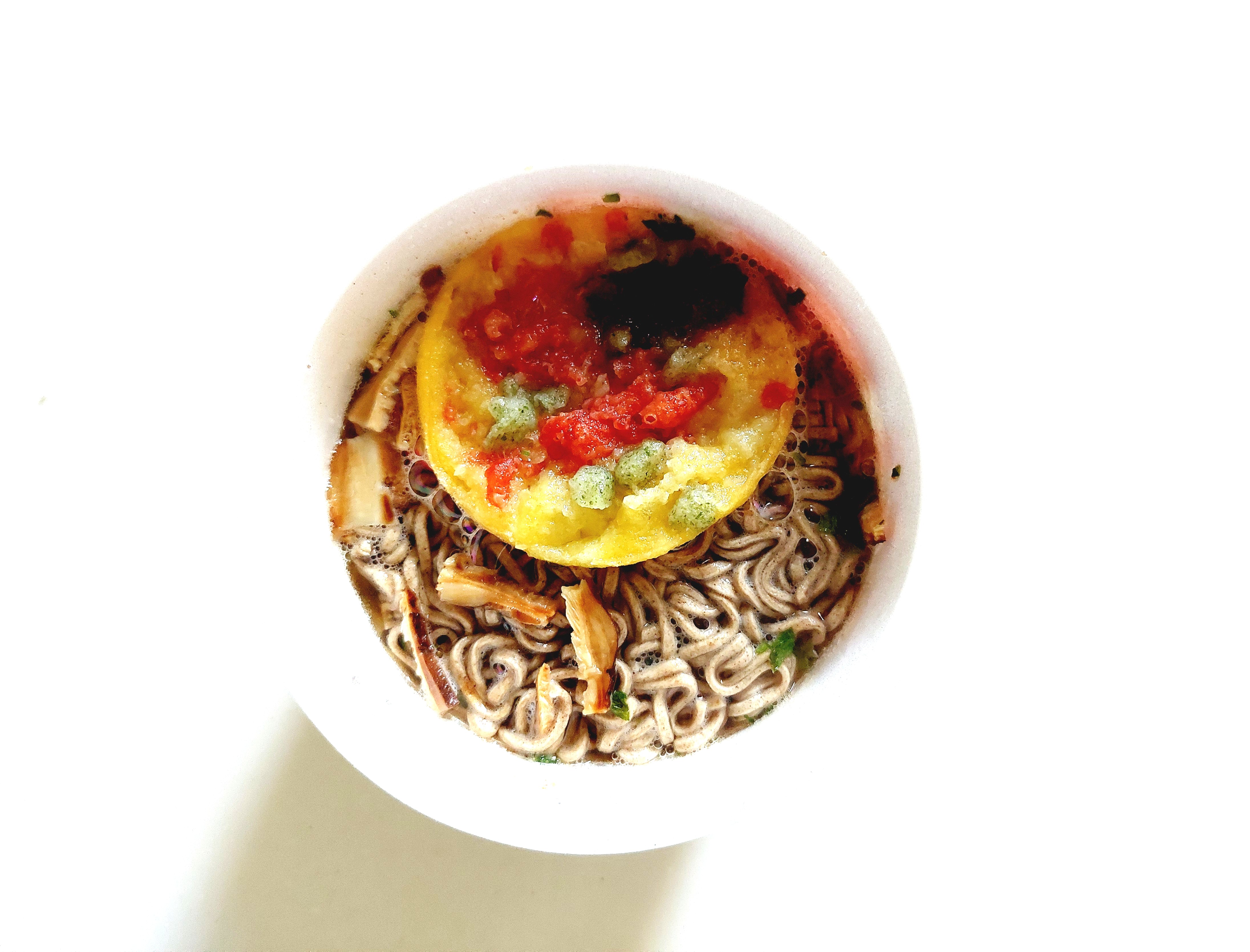 コープ「ミニ天ぷらそば」完成画像