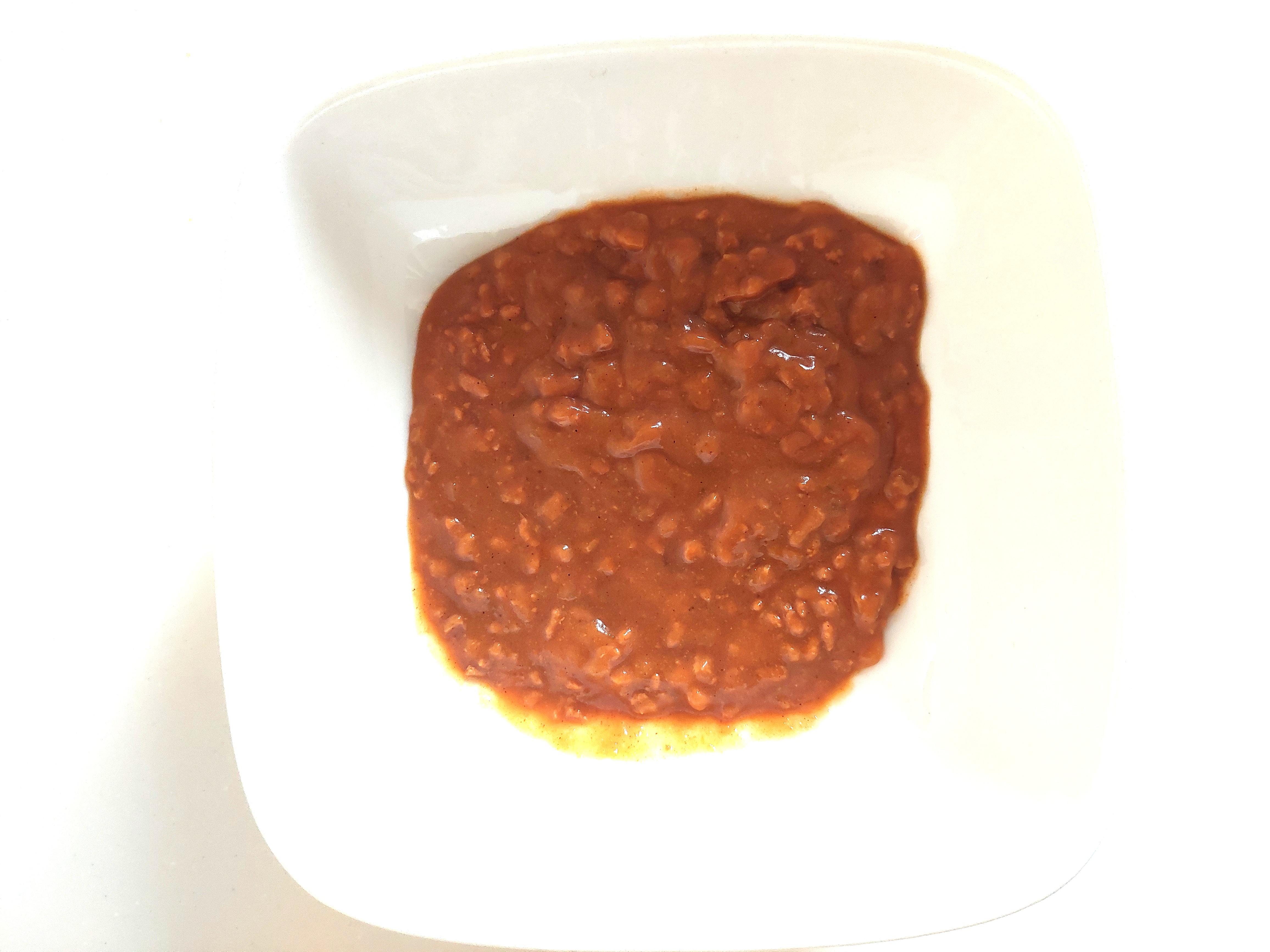 コープ「キーマカレー　スパイシーな中辛」中身の画像