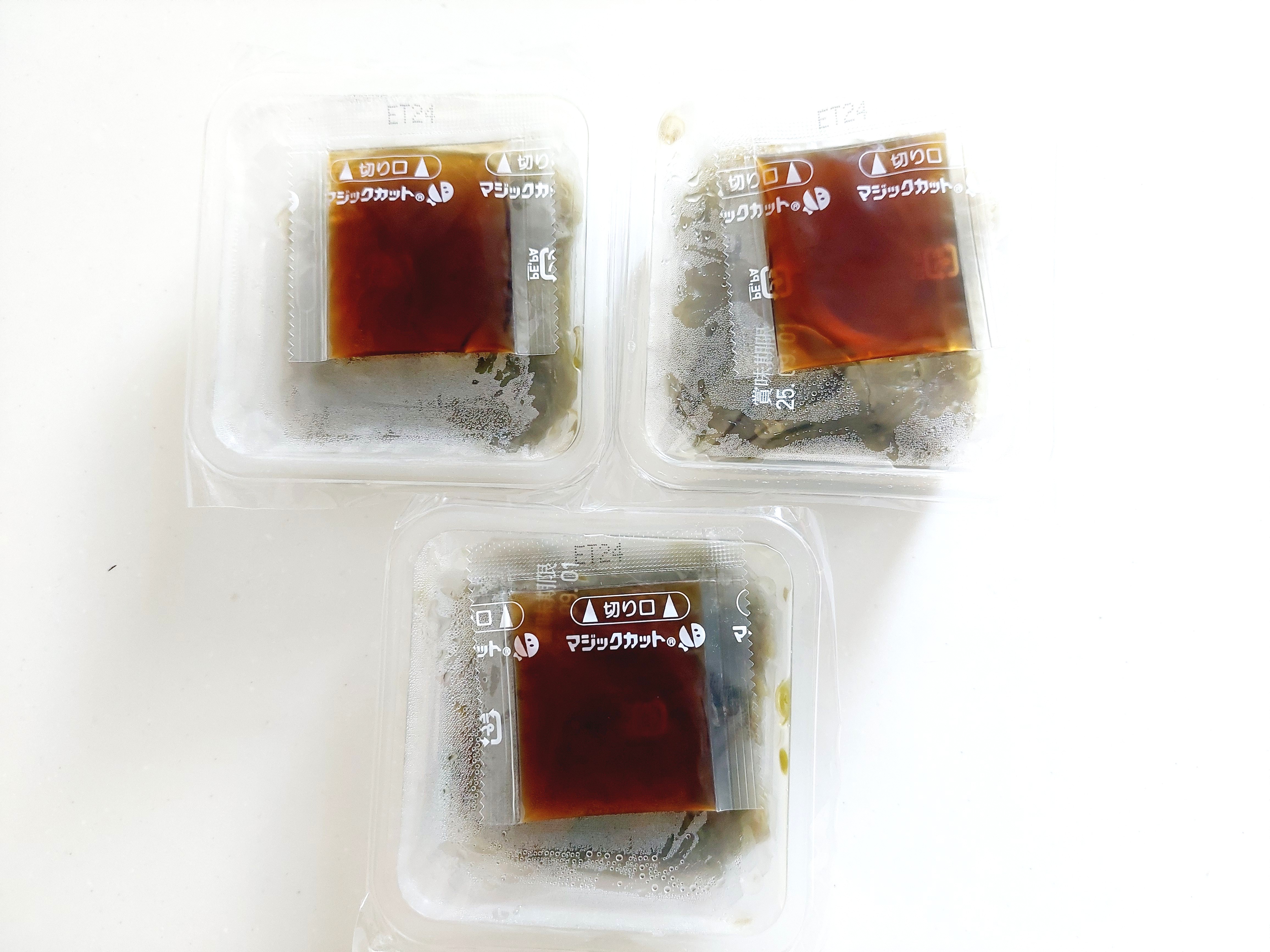 コープ「コープ「宮城県産めかぶ（たれ付）」3パックセット