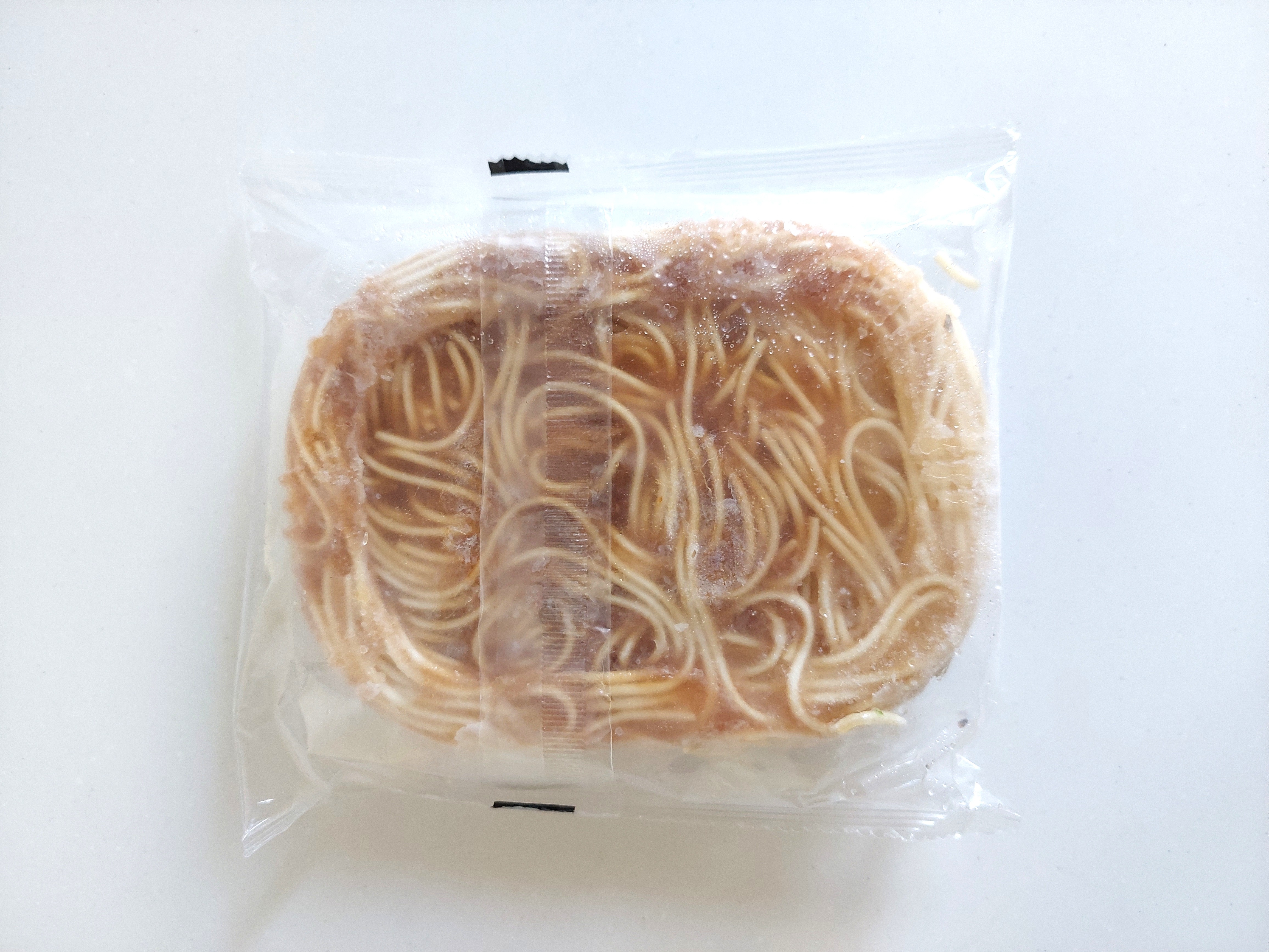 コープ「４種コープ「４種きのことほうれん草の和風醤油スパゲッティ」裏面きのことほうれん草の和風醤油スパゲッティ」裏面