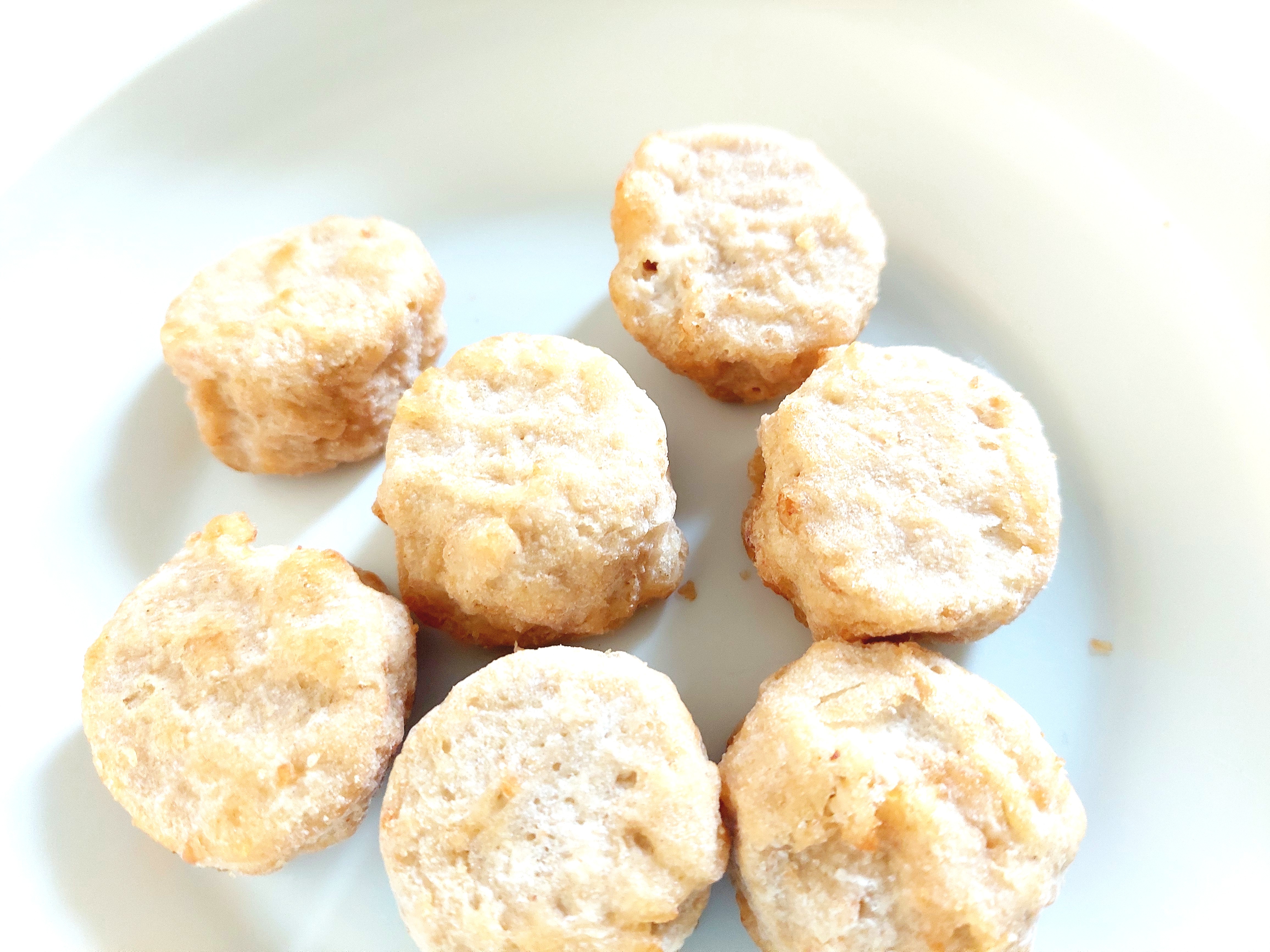 コープ「大豆でつくったから揚げ　まめからくん」凍ったままアップ