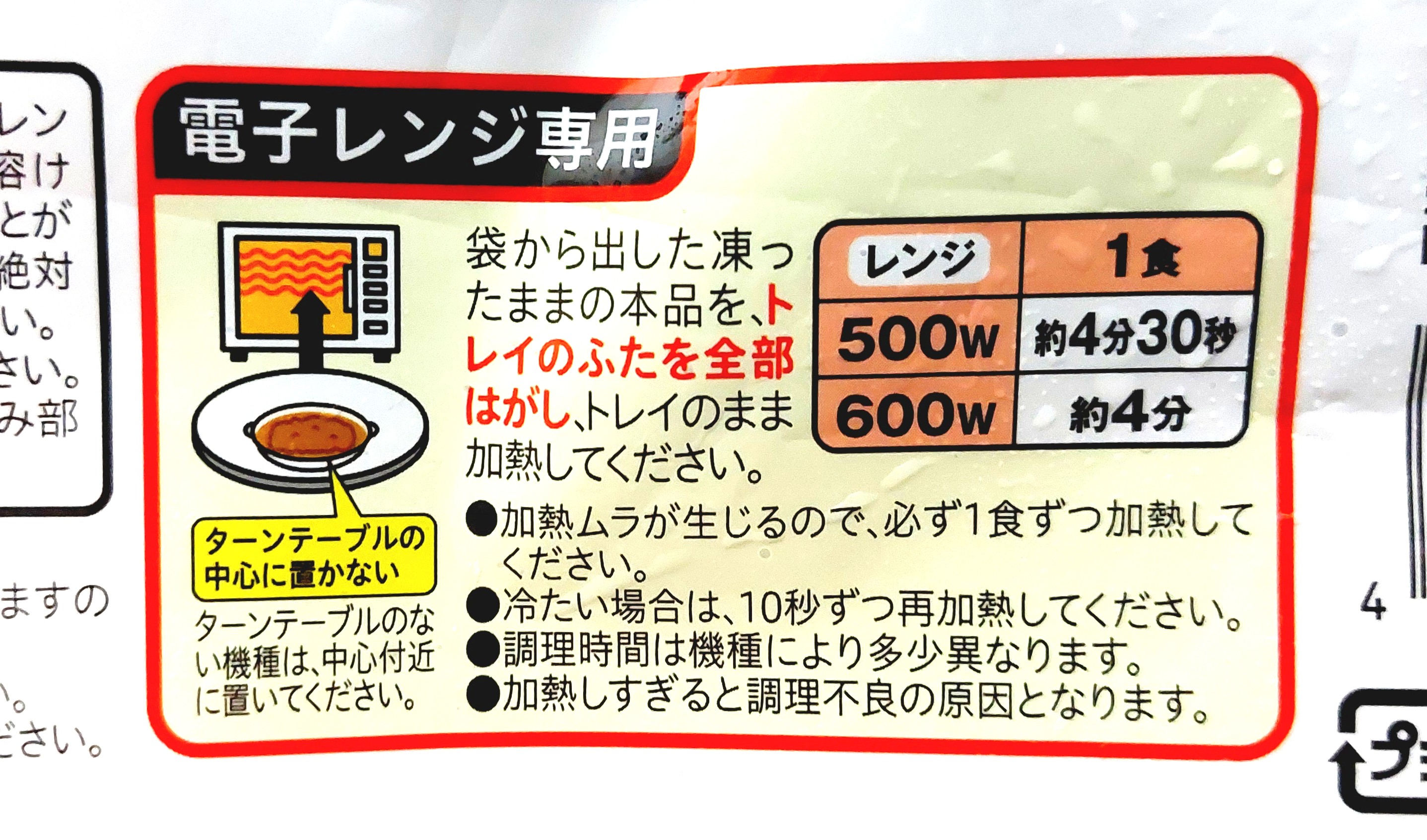 コープ「レンジでロースかつ丼の具」電子レンジ調理方法