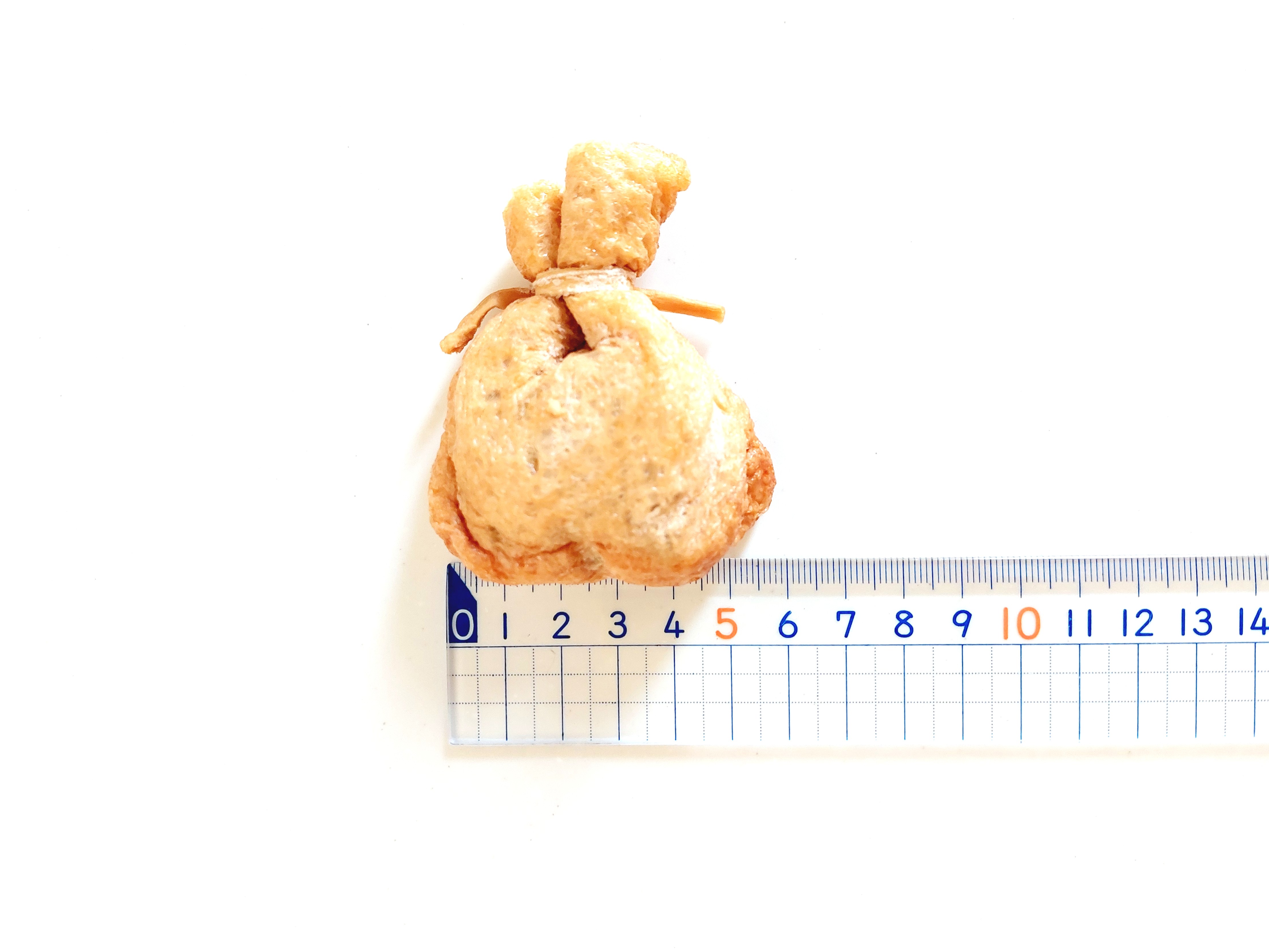 コープ「七菜きんちゃく」大きさを測る