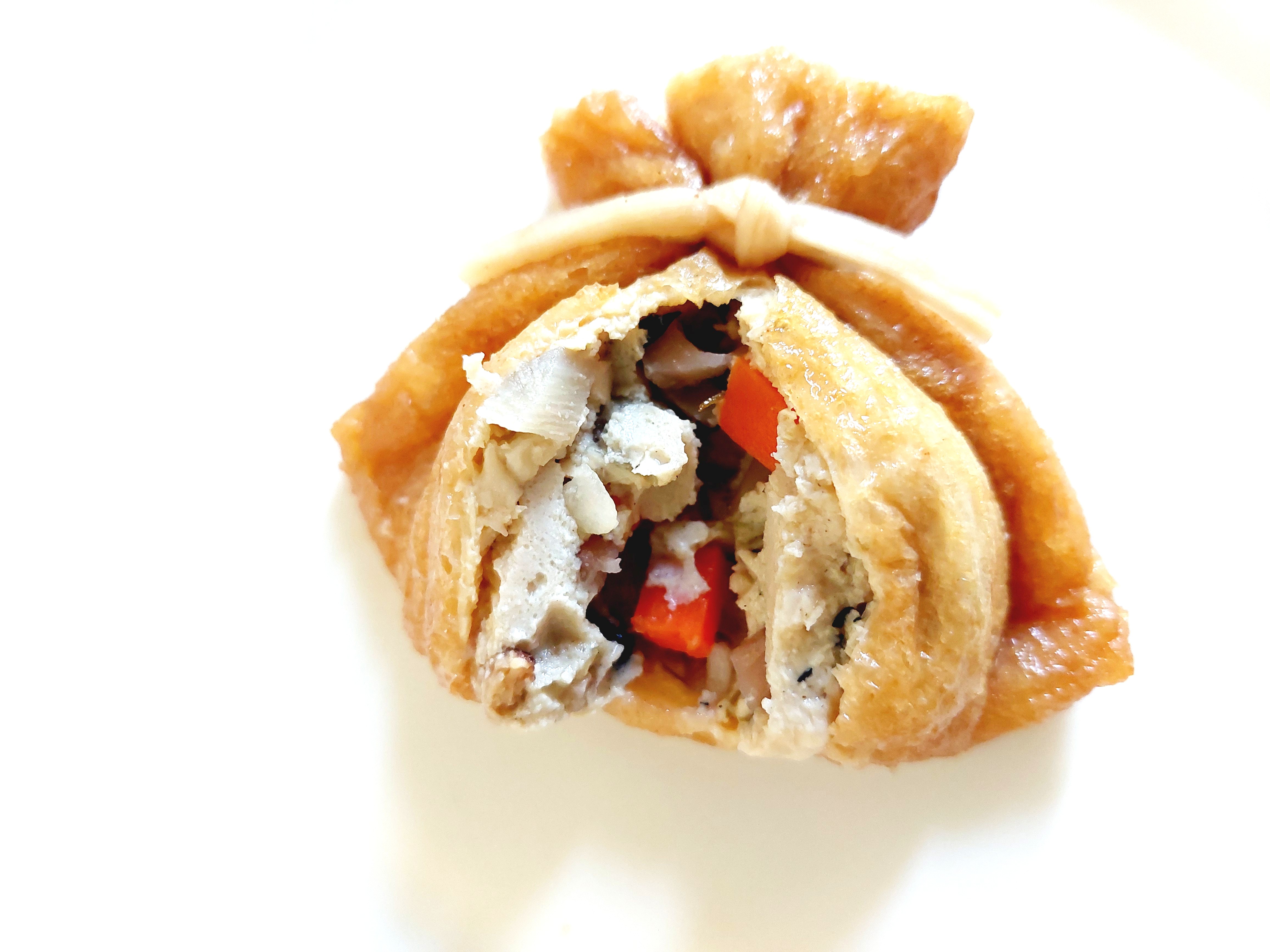 コープ「七菜きんちゃく」割ってみる