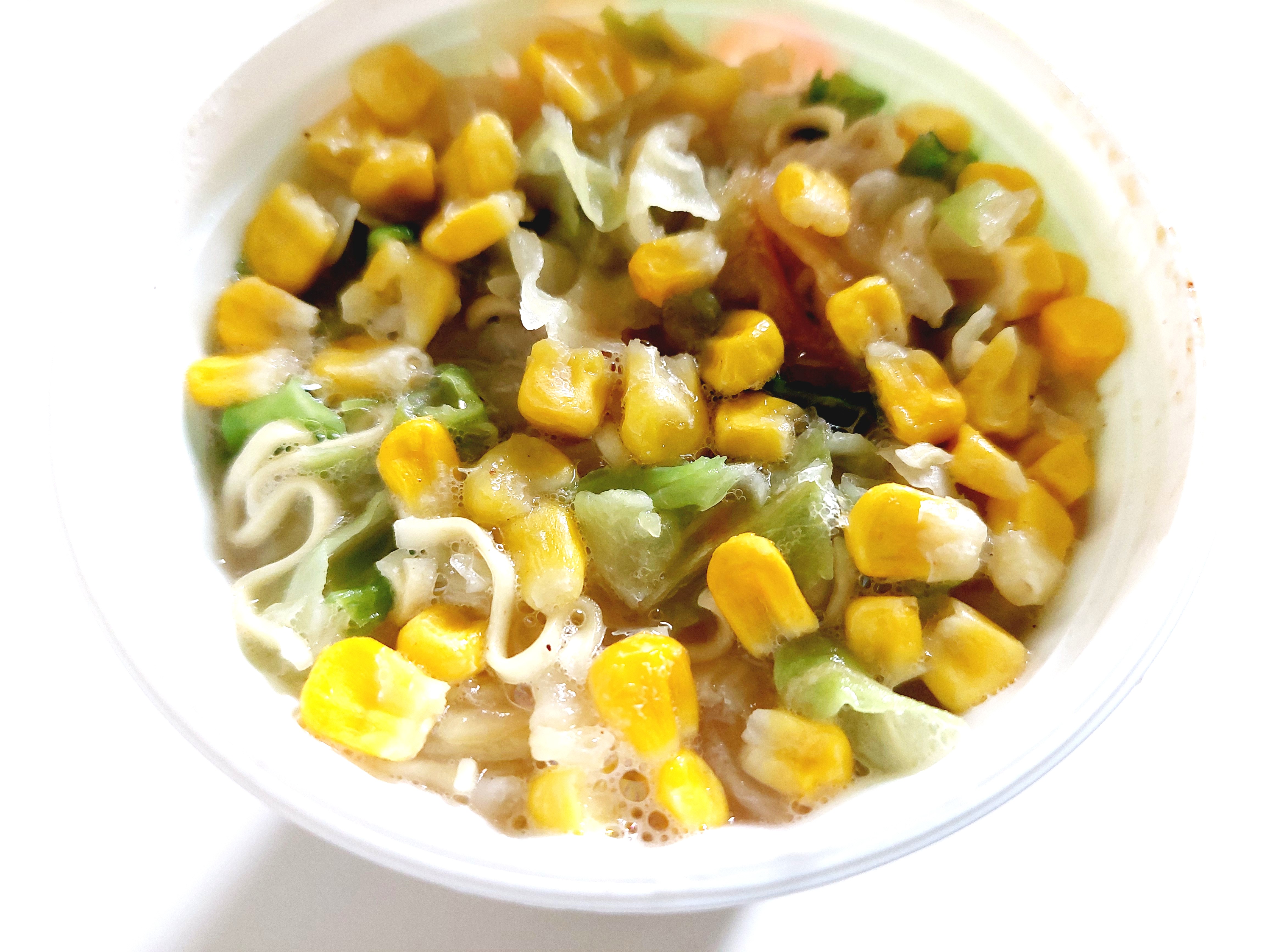 コープ「１食分の野菜ちゃんぽん風ヌードル」完成アップ