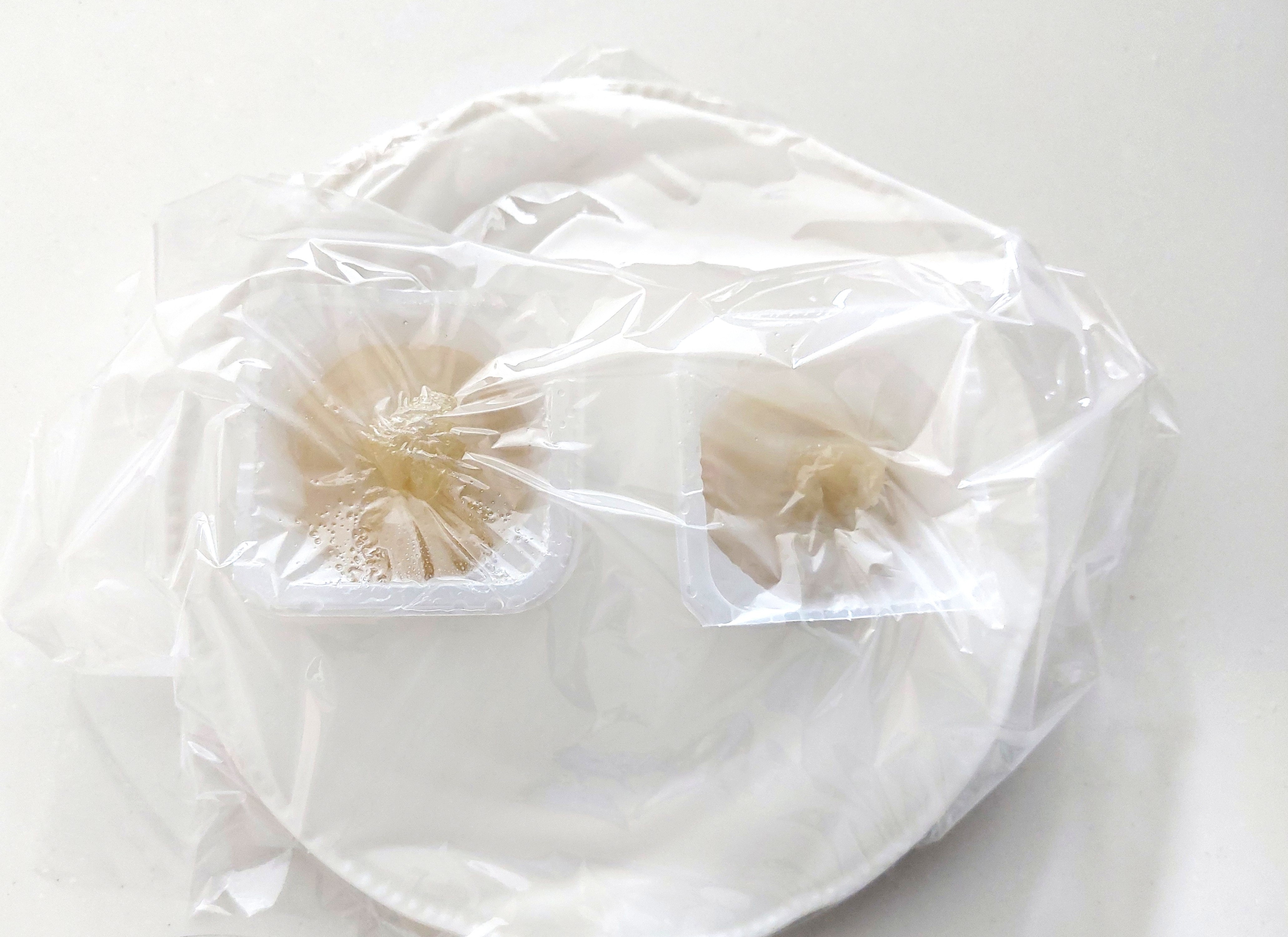 コープ「レンジで！生姜香る小籠包」電子レンジ加熱したて