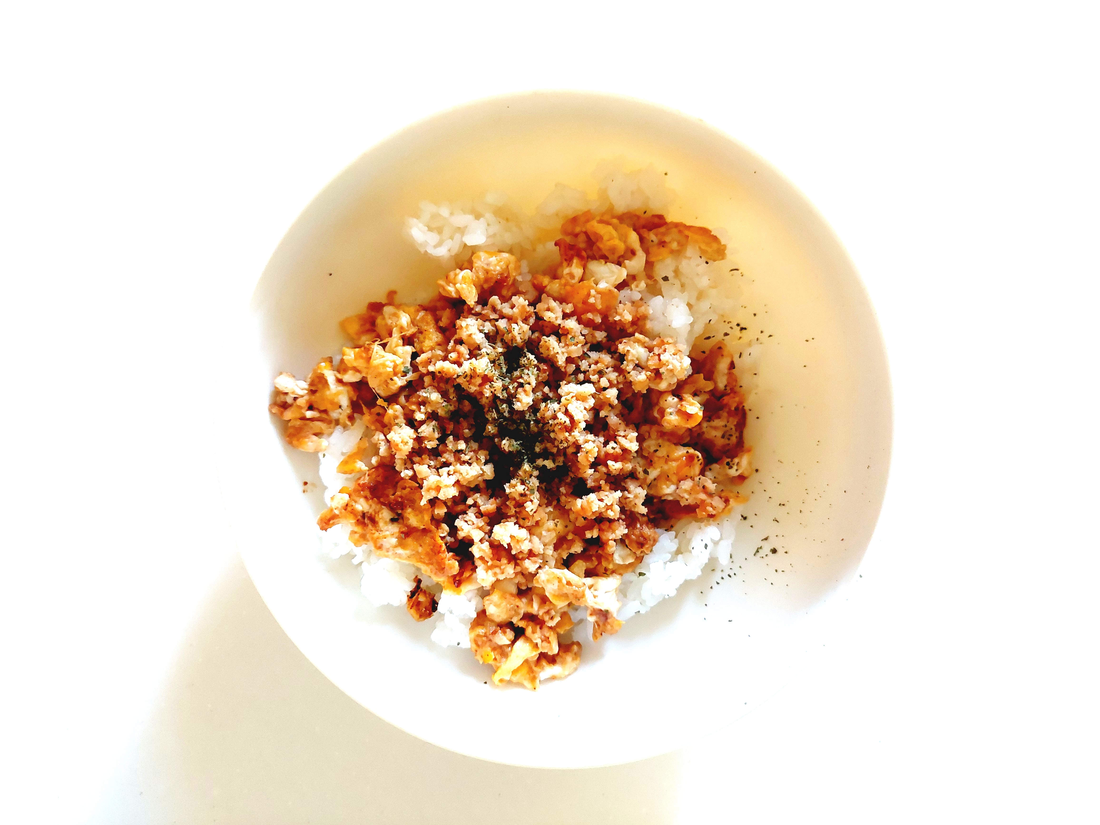 コープ「高野豆腐」そぼろ丼