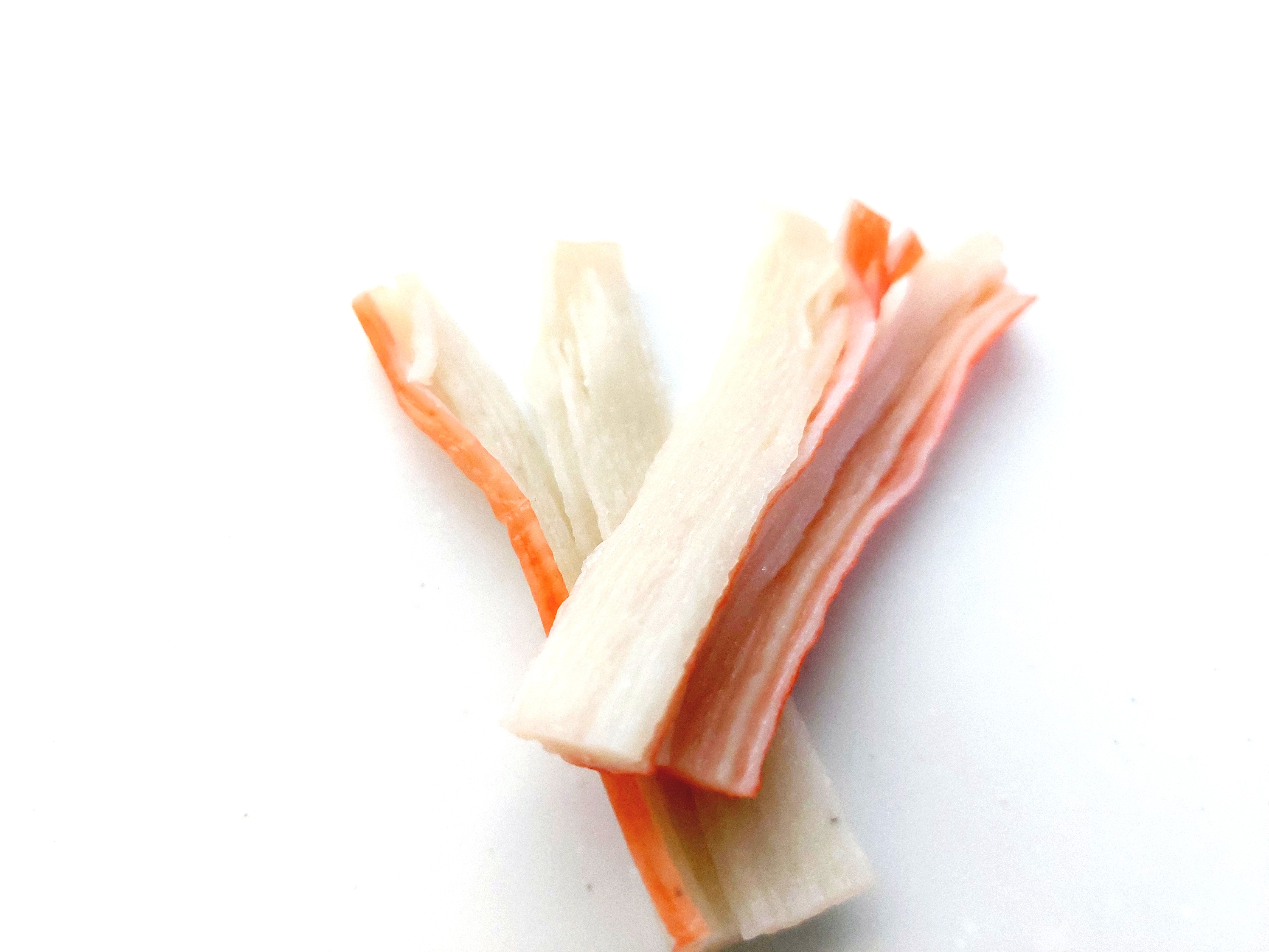 コープ「風味かまぼこ」割いたアップ