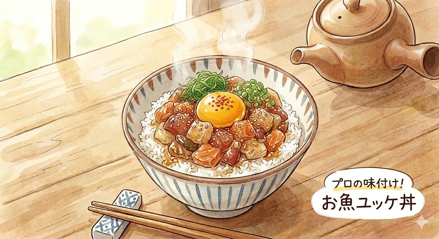 子どもも喜ぶ「お魚ユッケ丼」