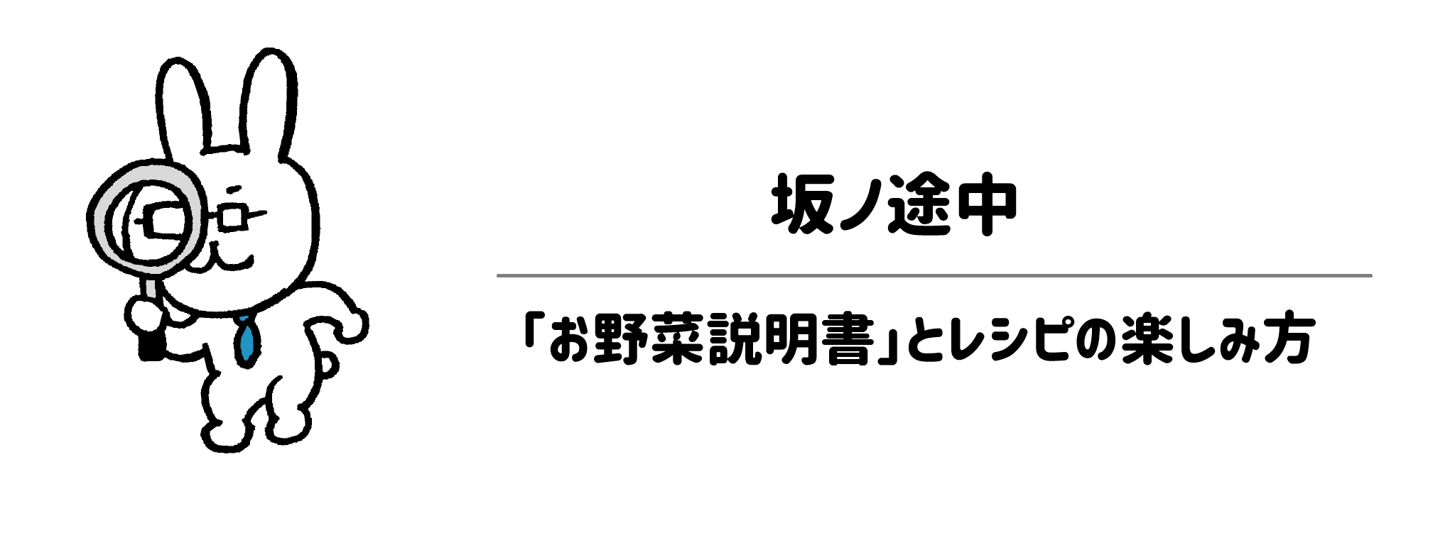 届いてからが本番！「お野菜説明書」とレシピの楽しみ方　サムネイル