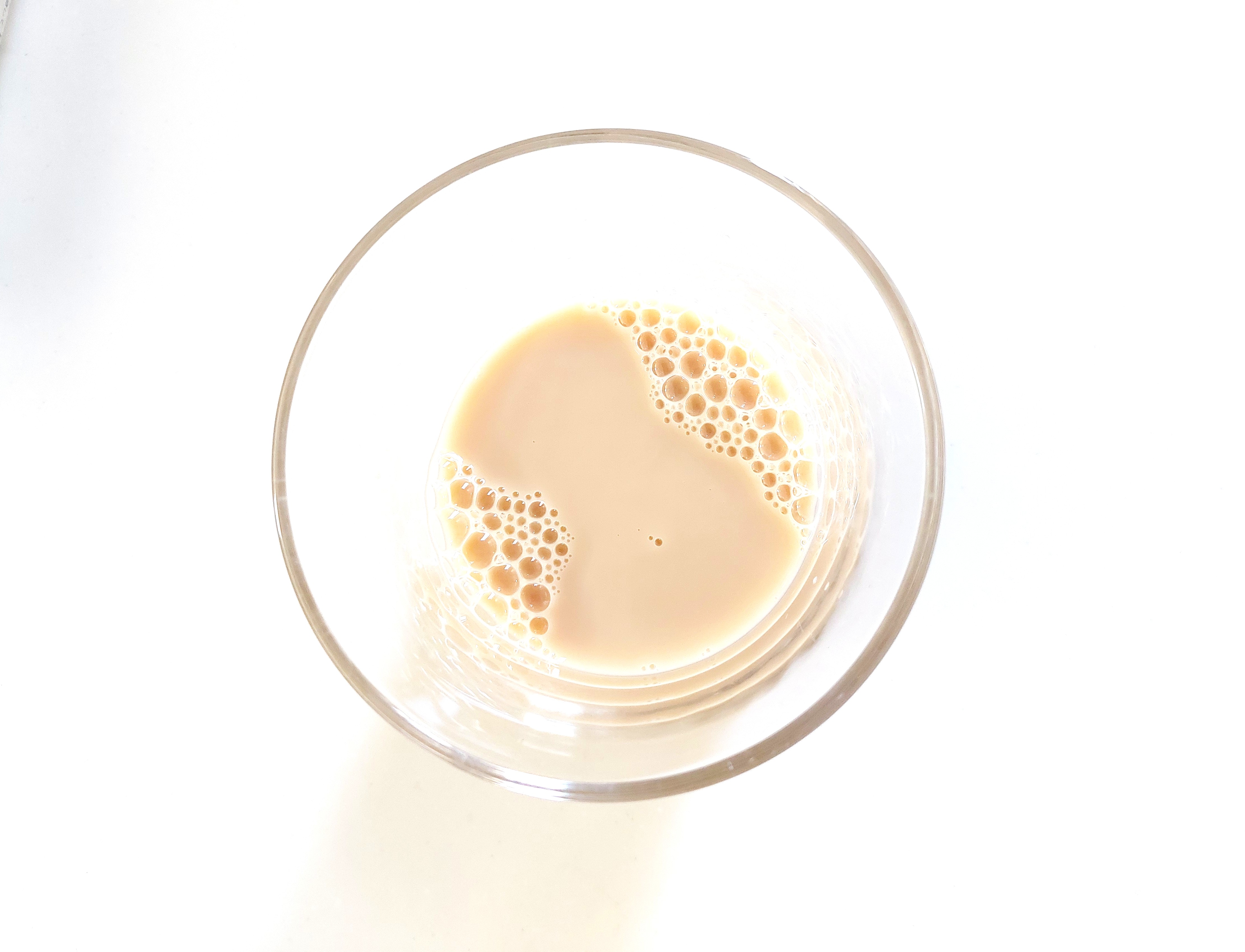 コープ「国産大豆の豆乳飲料　フルーツミックス」中身の画像