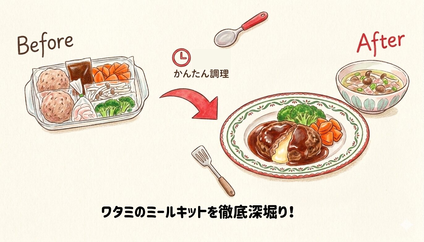 ワタミのミールキットを徹底深堀！サムネイル