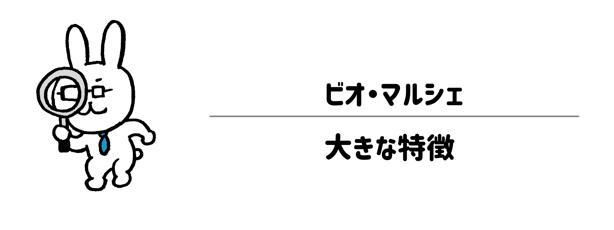 ビオ・マルシェ　大きな特徴　サムネイル