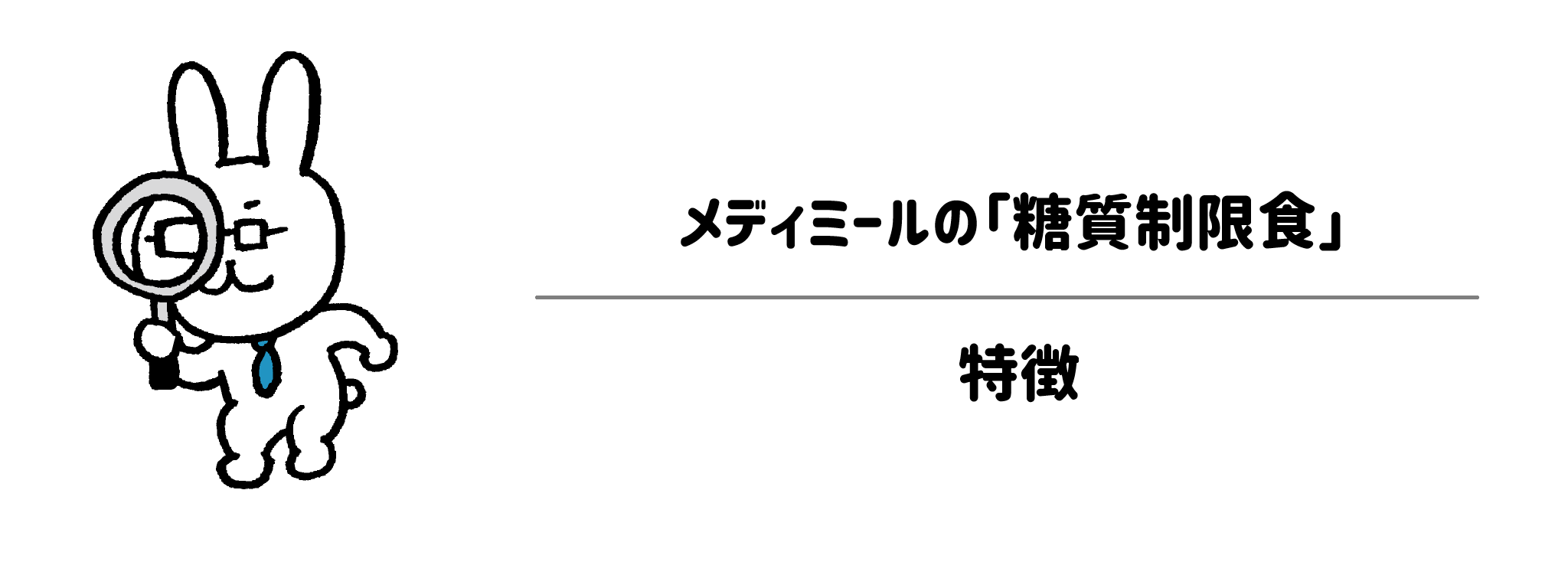 メディミール「糖質制限食」の特徴