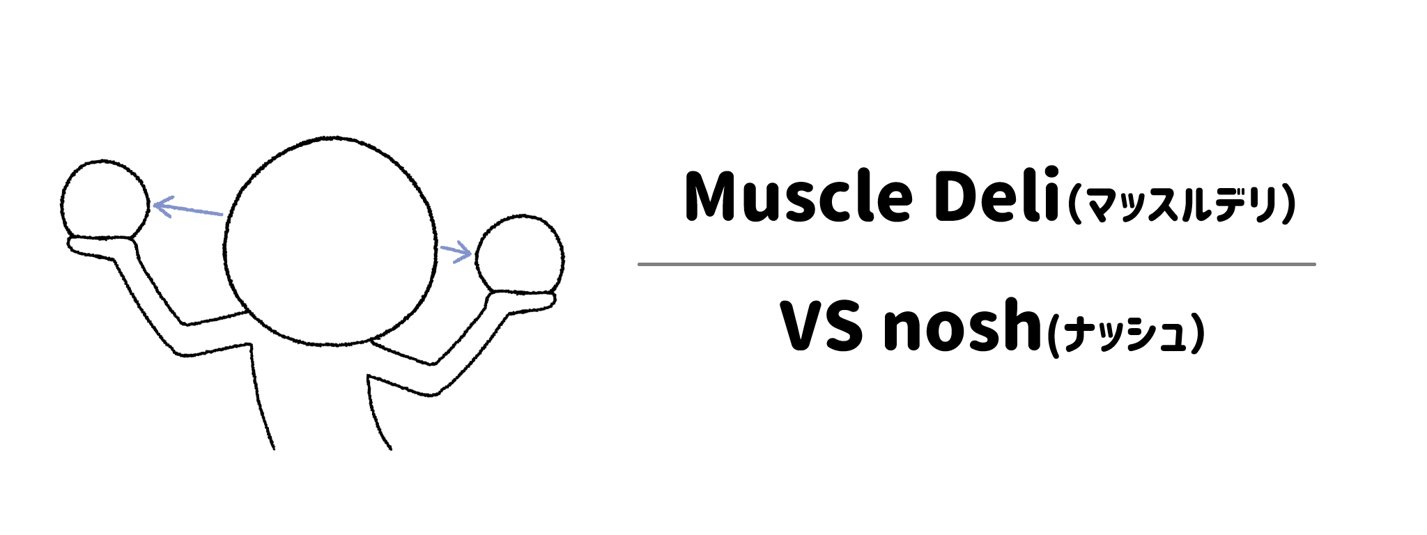 「ボディメイクのマッスルデリ」vs「糖質制限のnosh」どっちが正解？徹底比較！
