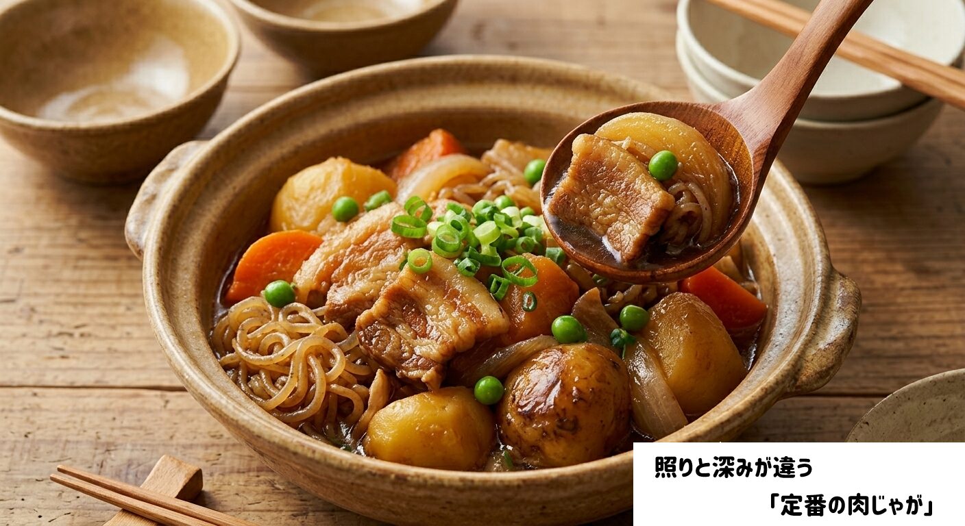 コープ「きび砂糖」照りと深みが違う「定番の肉じゃが」