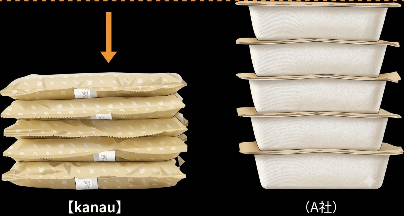 食のそよ風 冷凍庫を圧迫しないスッキリ薄型容器