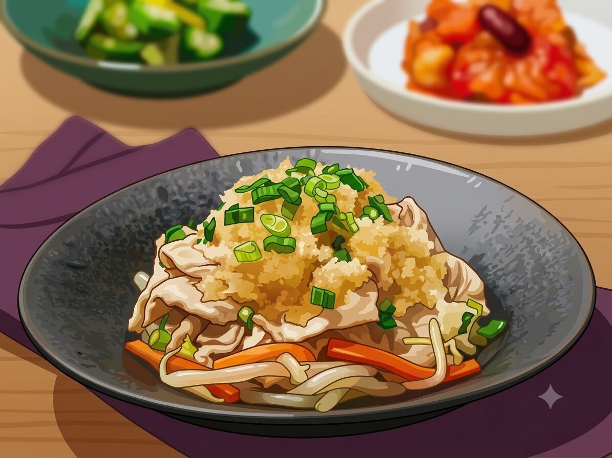 食のそよ風「kanauかなう」さっぱり豚しゃぶおろしぽん酢1