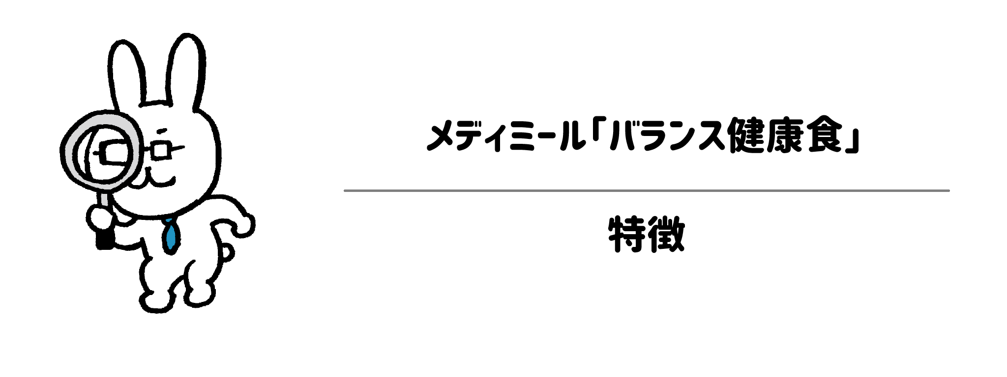 メディミール「バランス健康食」の特徴