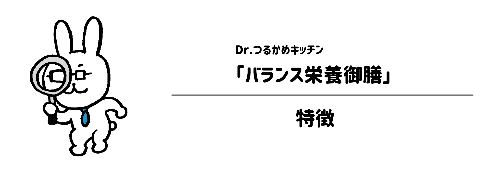 Dr.つるかめキッチン「つるかめバランス栄養御膳」の特徴1