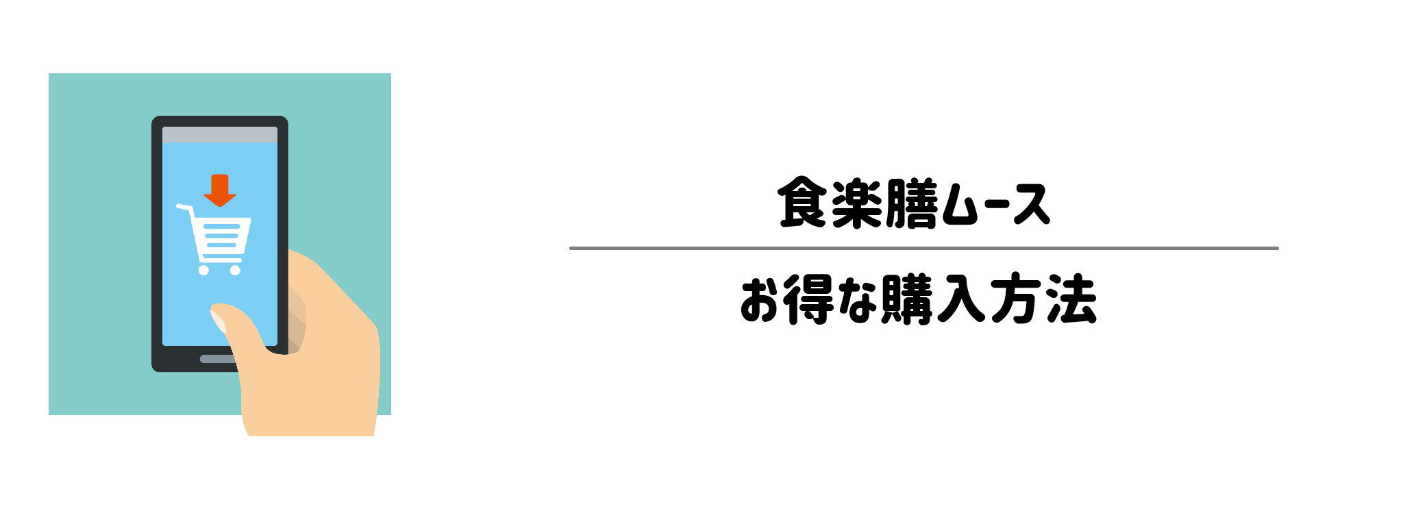 食楽膳ムースを一番お得に買う方法！購入手順と注意点を解説