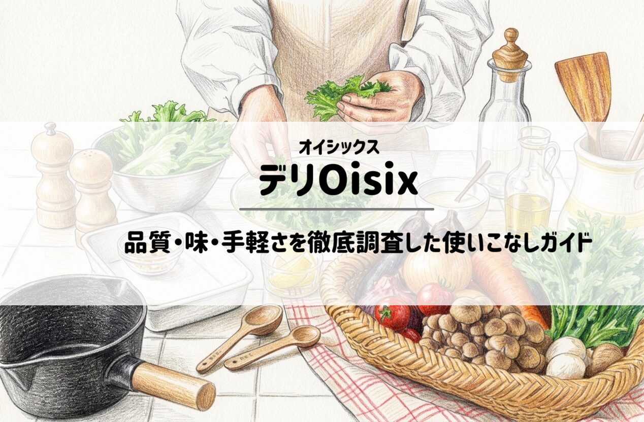 デリOisixで叶える贅沢時短術！添加物にも配慮したワンランク上の冷凍・冷蔵惣菜レビュー　サムネイル