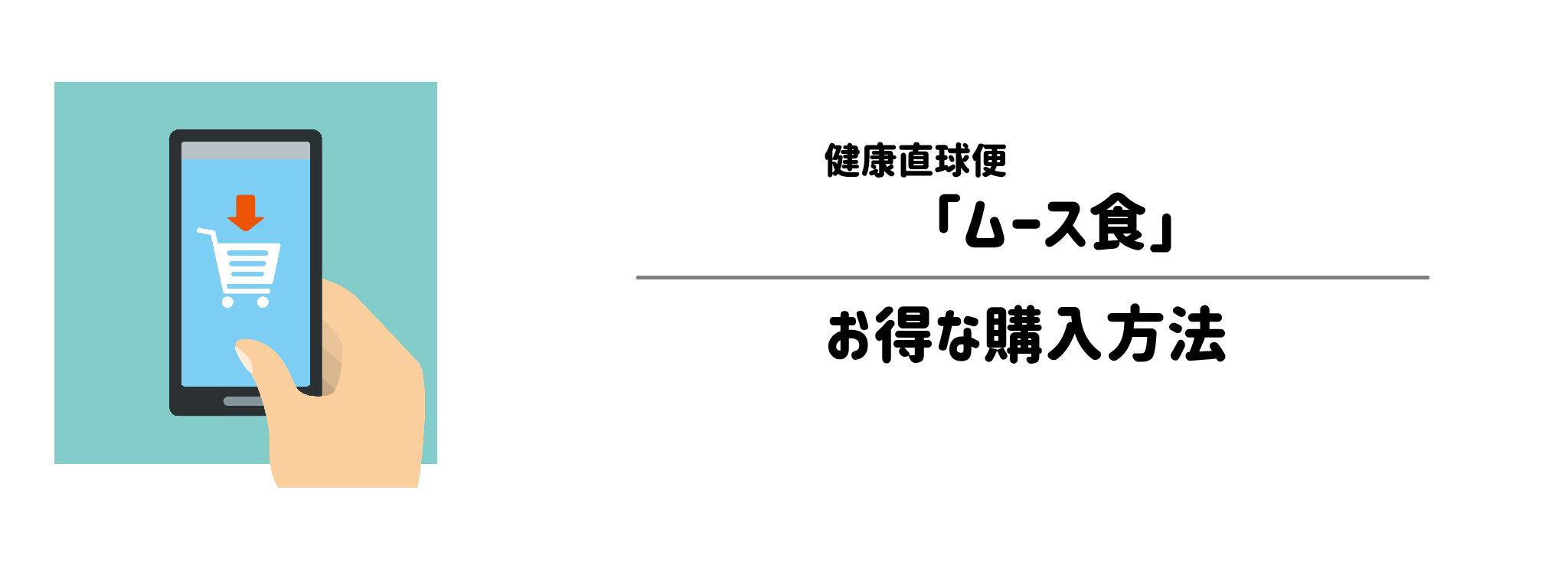 健康直球便「ムース食」を一番お得に買う方法!購入手順と注意点を解説