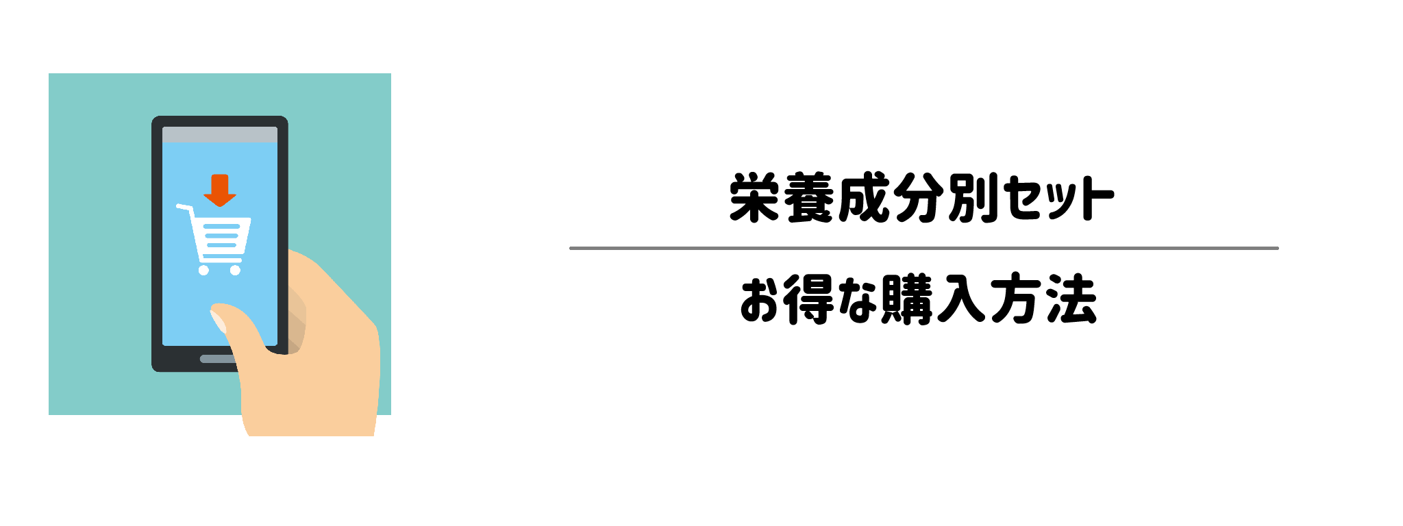 栄養成分別セットを一番お得に買う方法!購入手順と注意点を解説