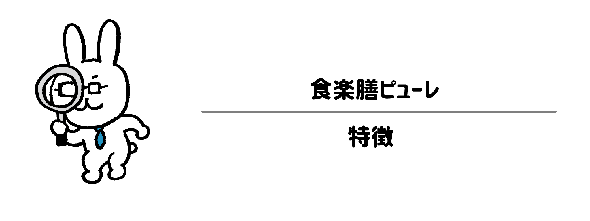 食楽膳ピューレの特徴