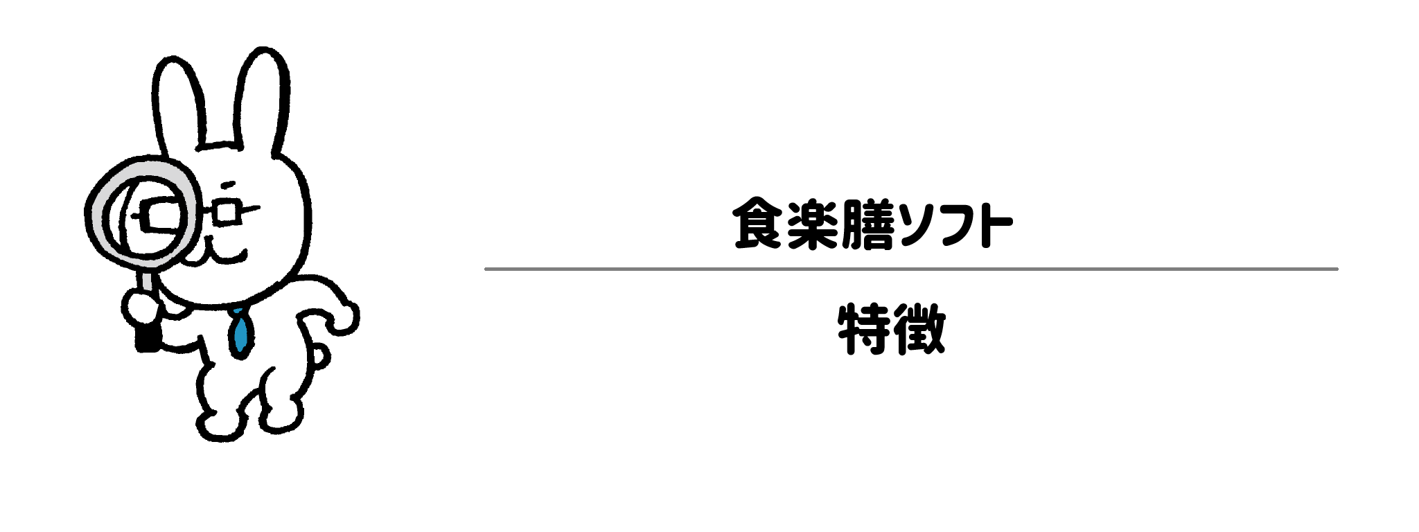 食楽膳ソフトの特徴