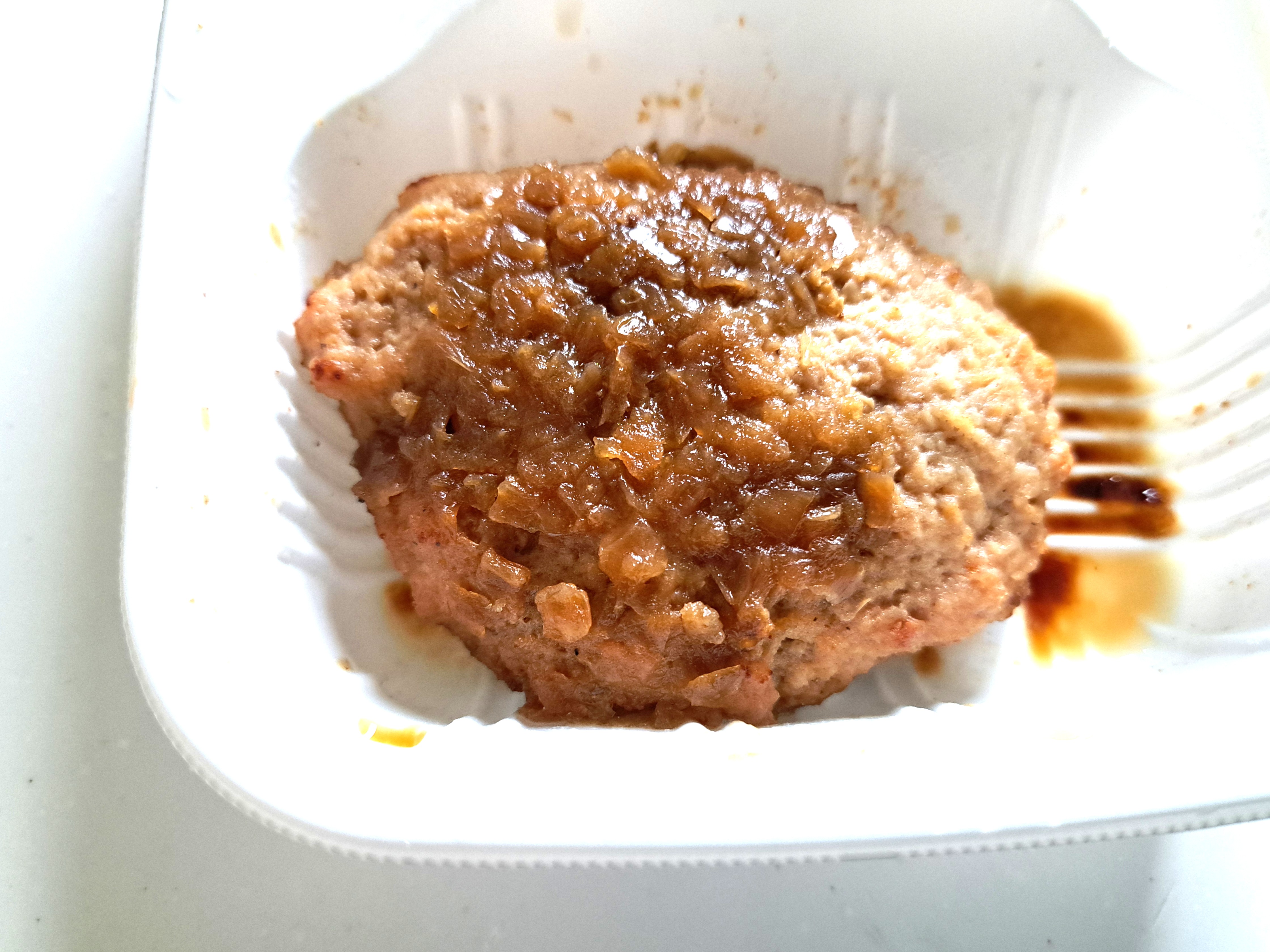 モグモデリ「旨みたっぷり和風オニオンハンバーグ」手作り感があり