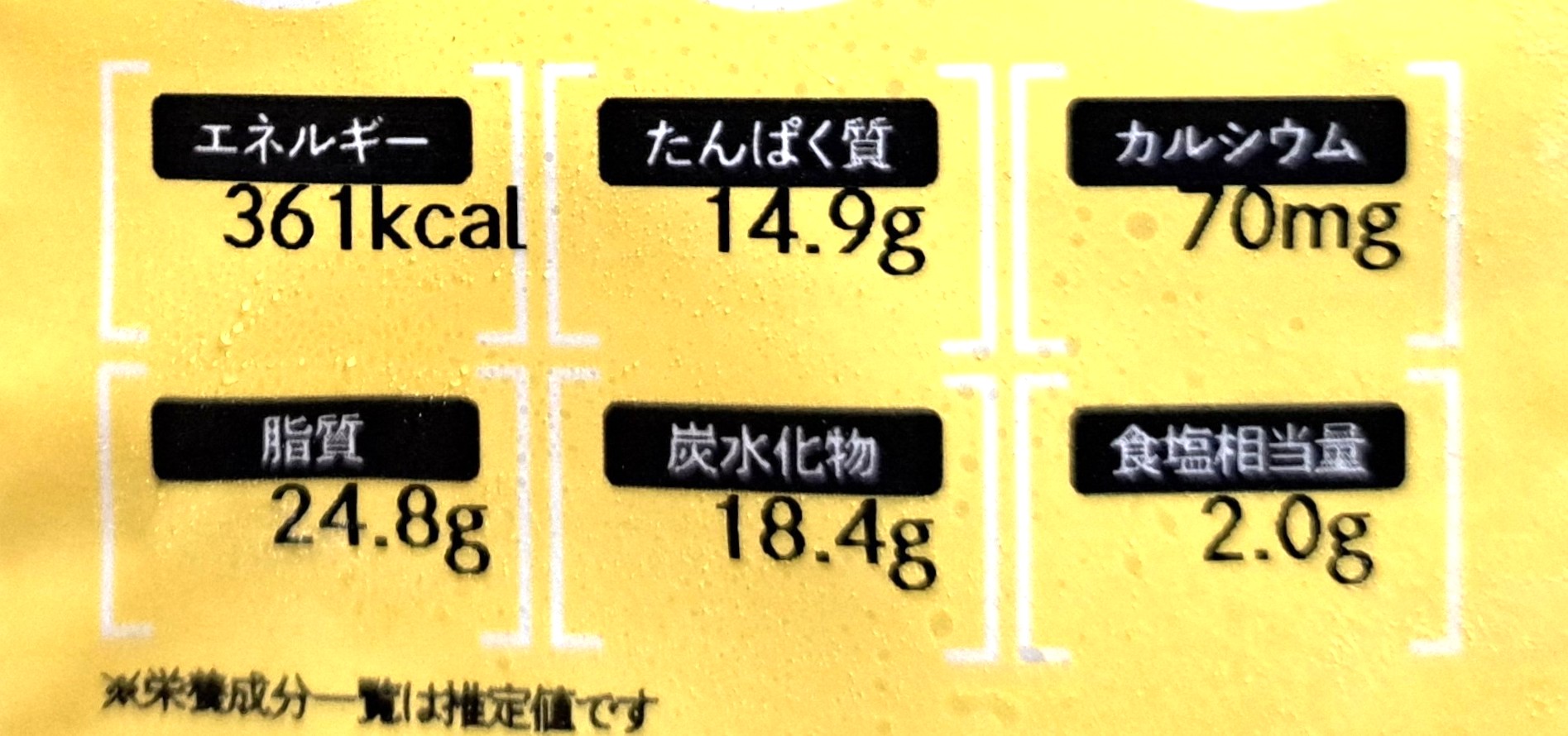 モグモデリ「スタミナたっぷり!やみつき焼き肉」栄養成分表示