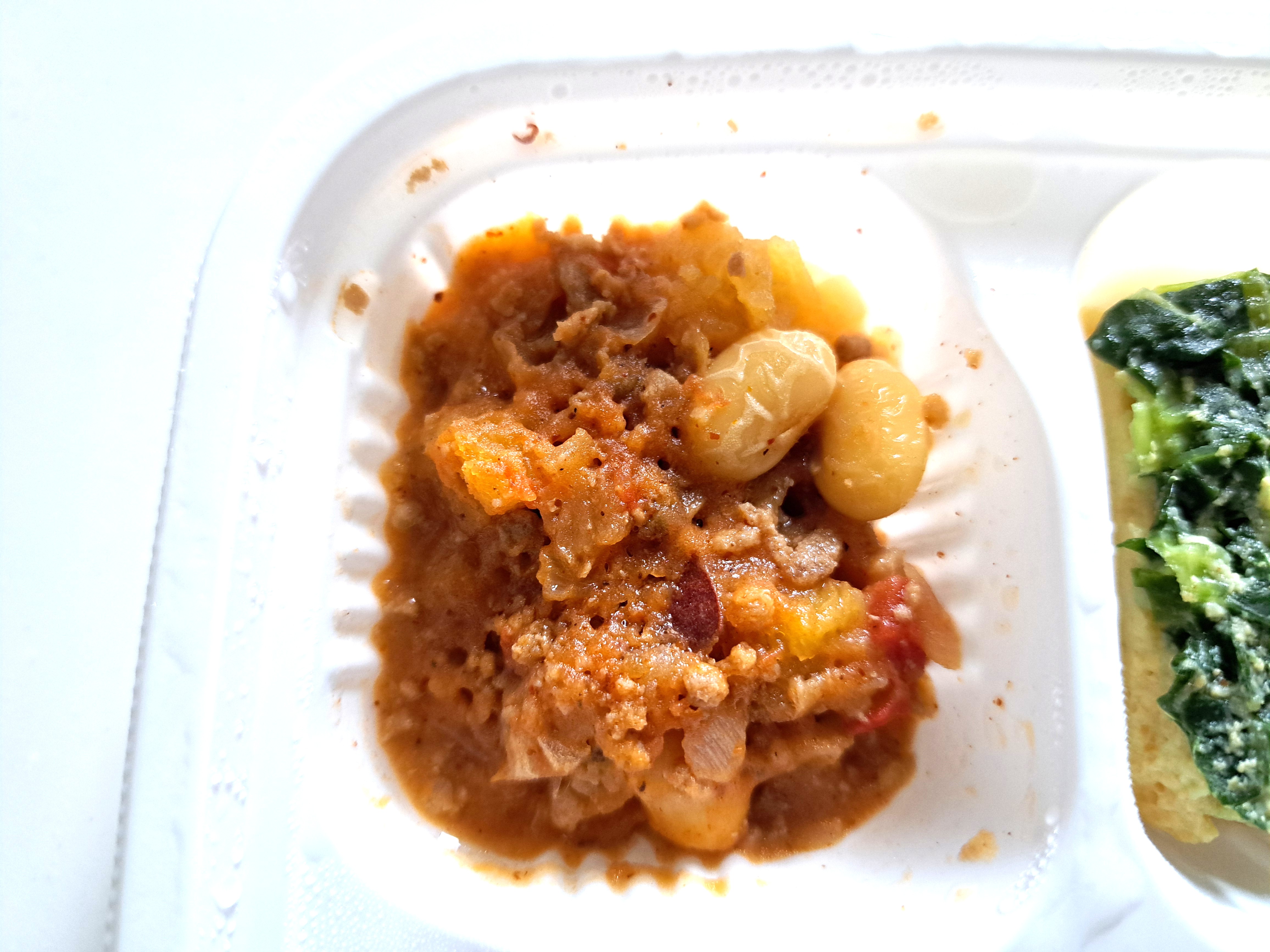 モグモデリ「カレイと野菜のまろやかクリーム煮」さつまいものチリコンカン