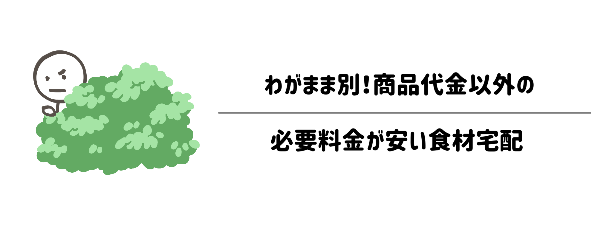 わがまま別！商品代金以外の必要料金が安い食材宅配